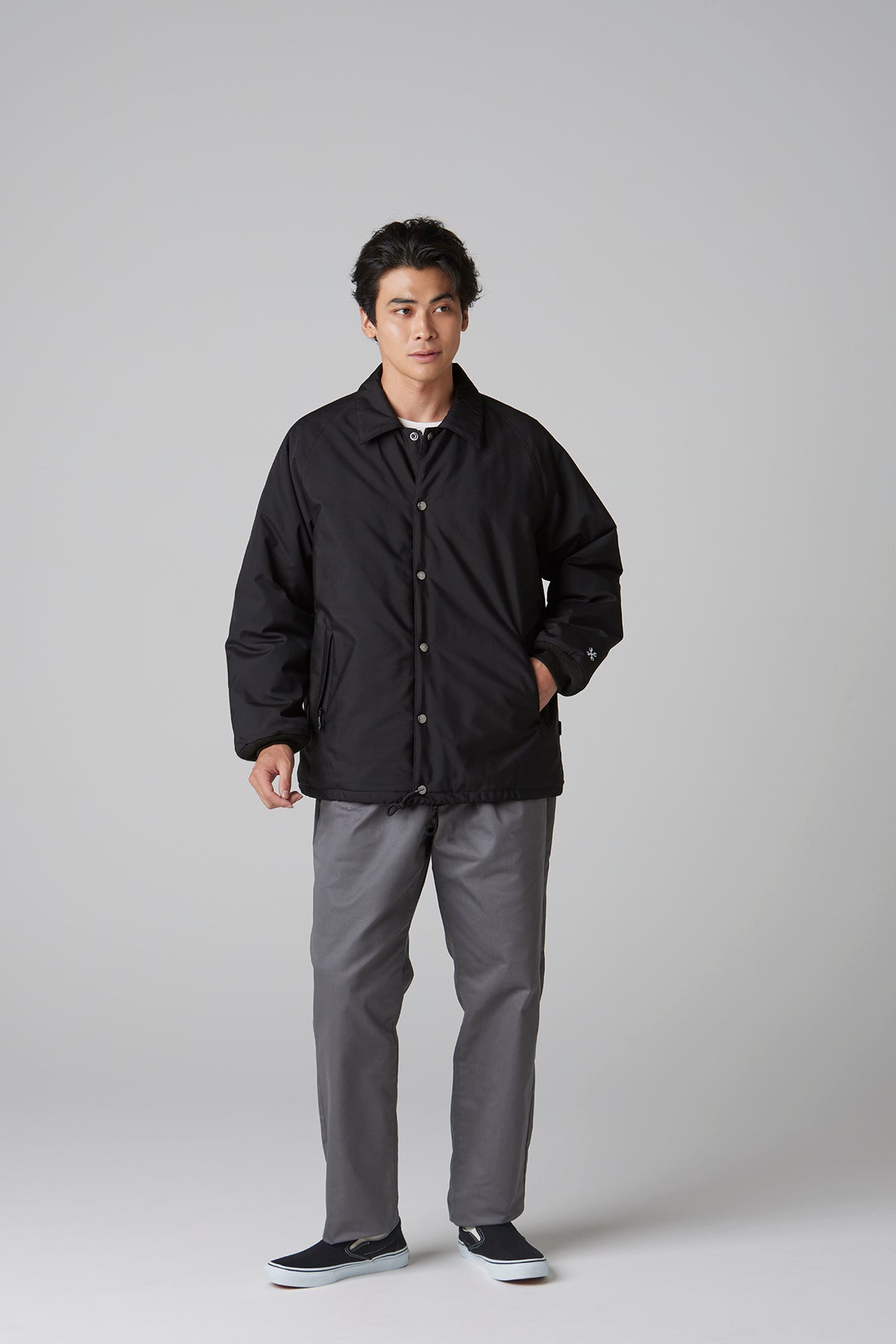 T/C COACH JACKET -QUILTING LINING-