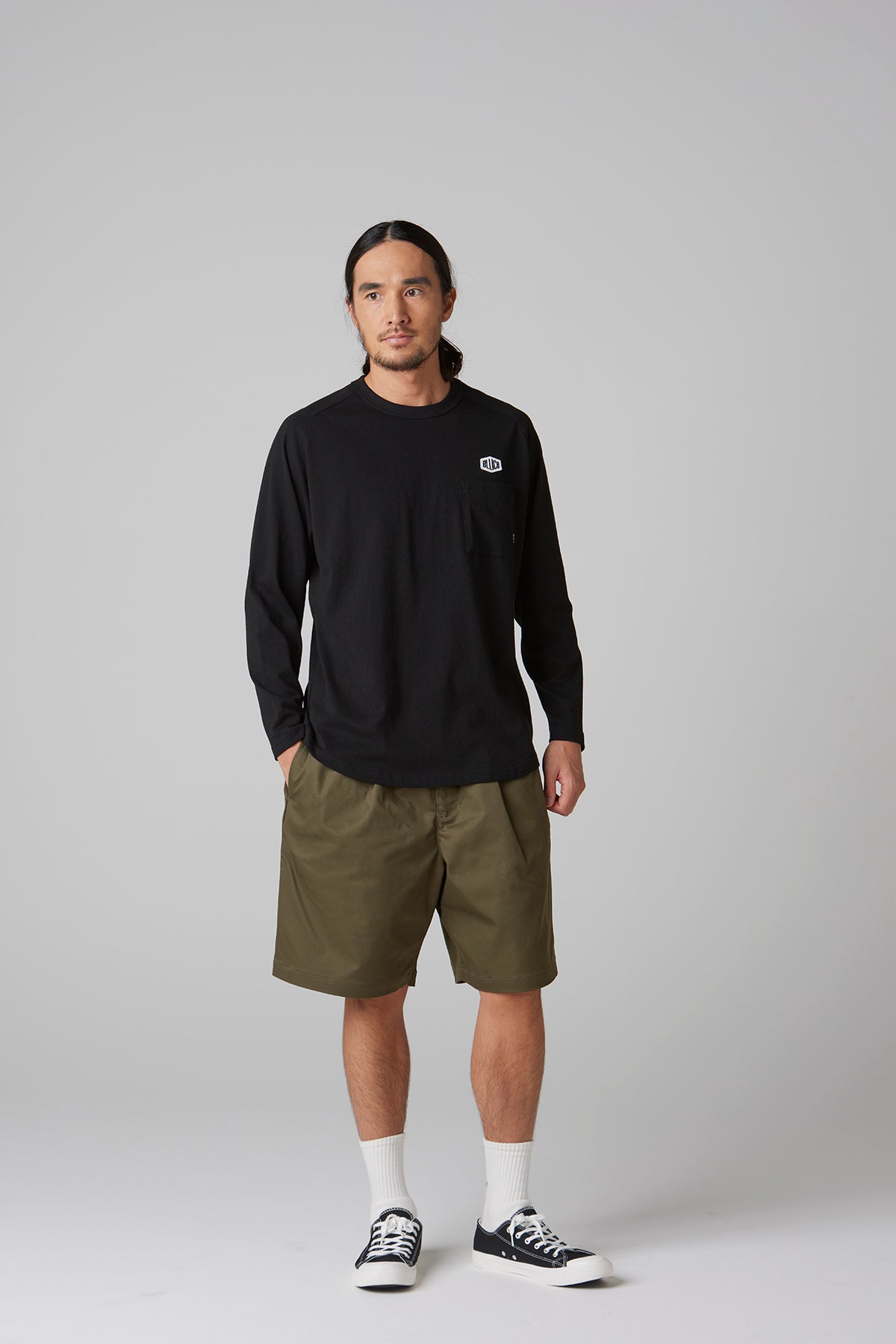 RAGLAN L/S TEE -Hex-