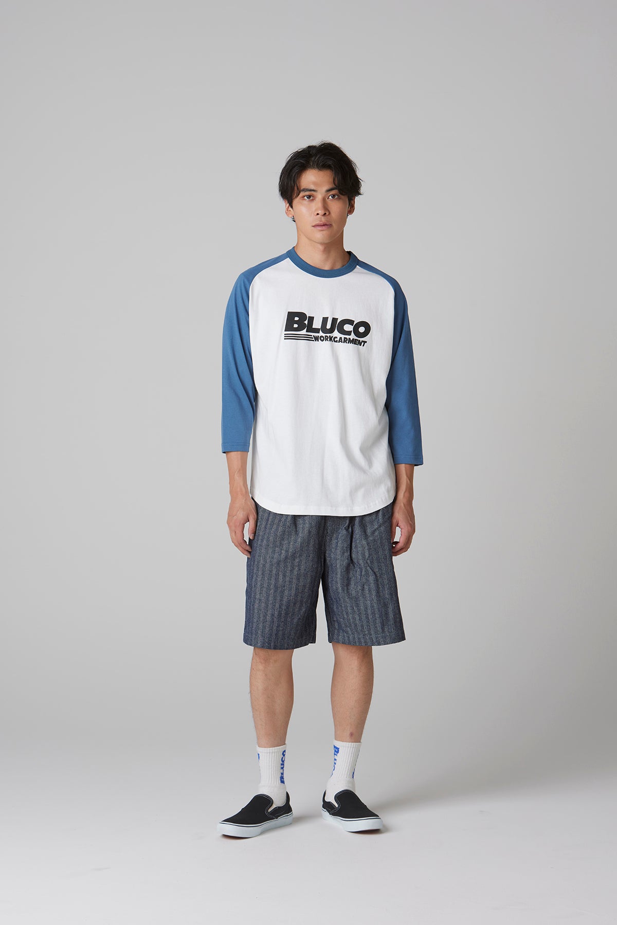 RAGLAN 3/4 TEE -BWG-