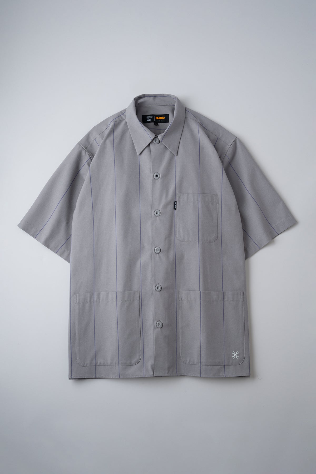 GARAGE STRIPE WORK SHIRT S/S