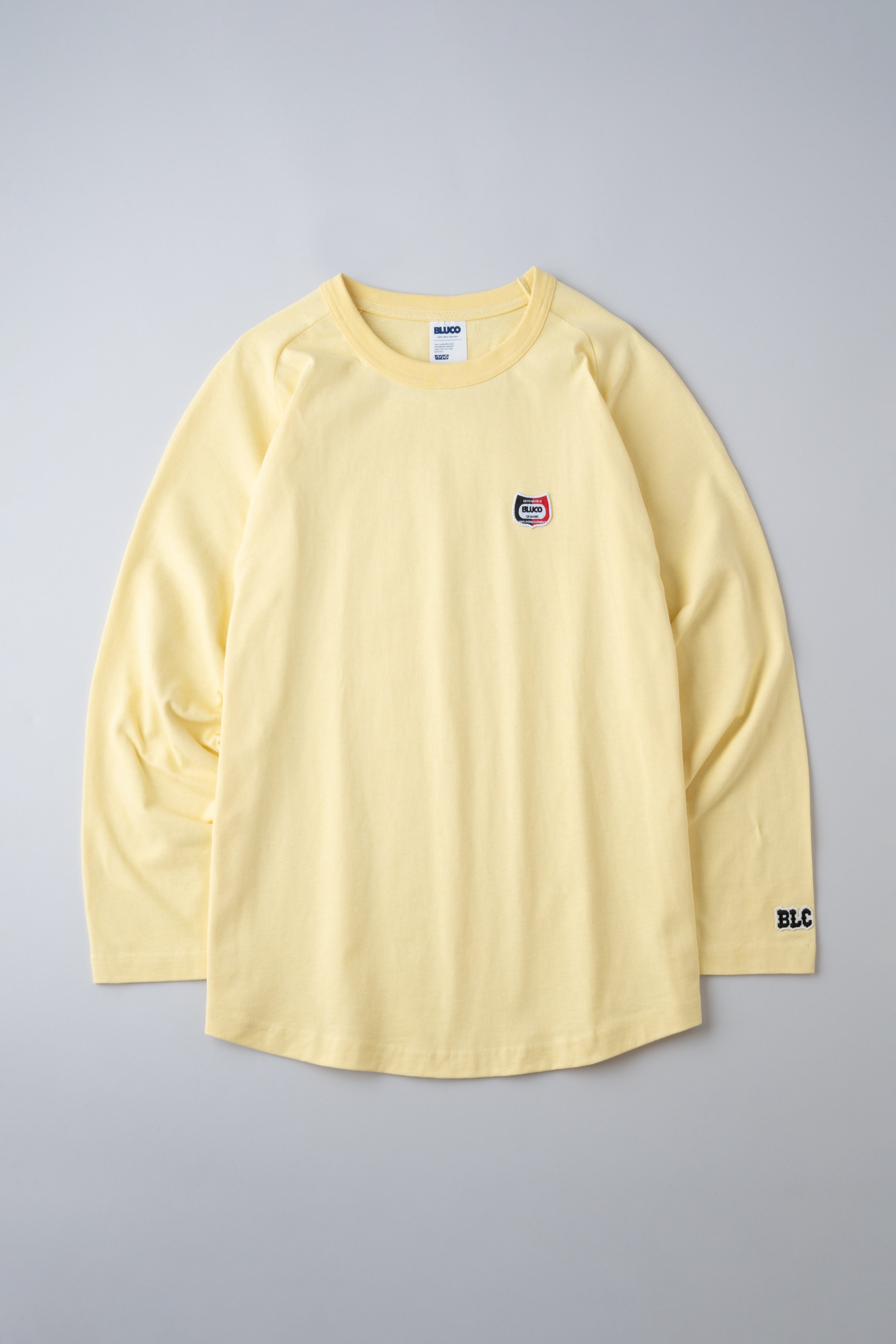 HEAVY DRY COTTON RAGLAN L/S TEE -Champ-