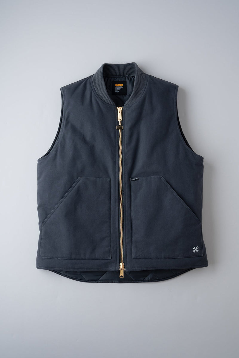 RIB COLLAR DUCK VEST