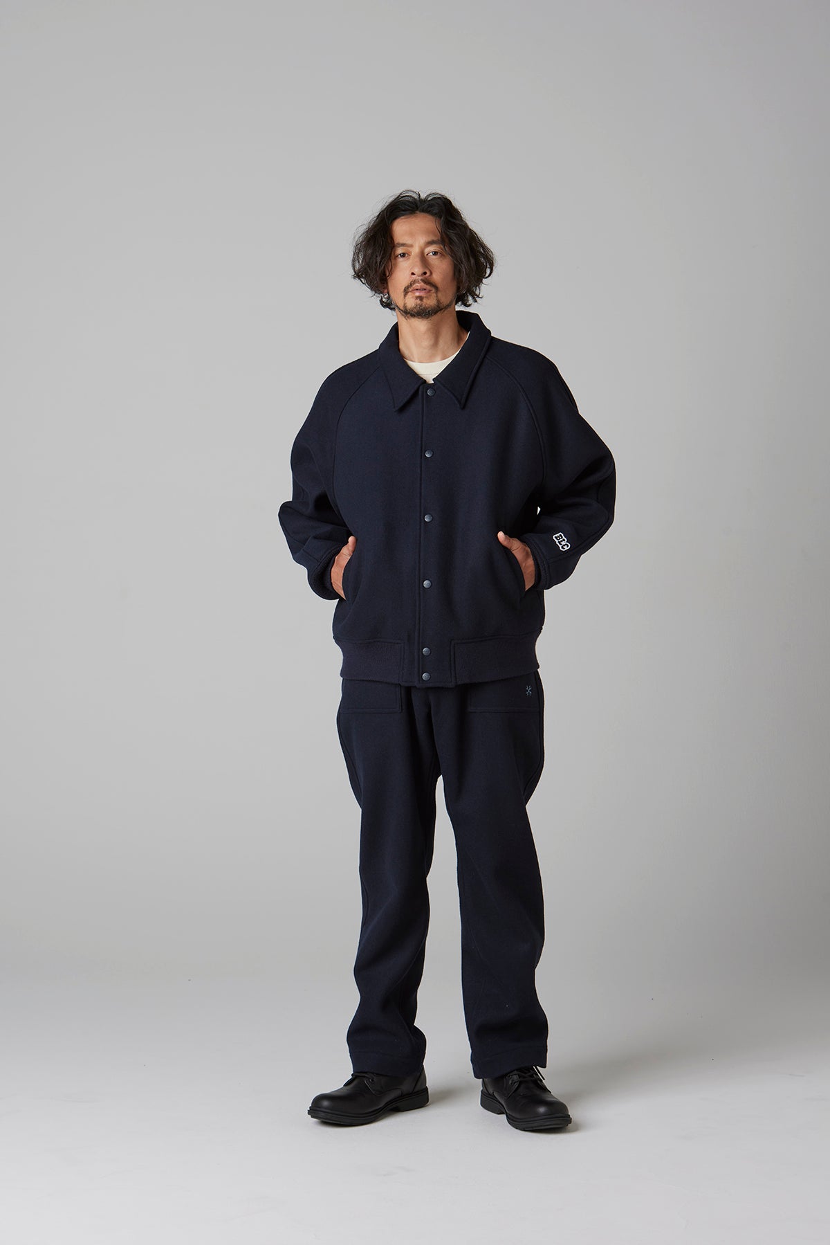 HEAVY MELTON AWARD JACKET