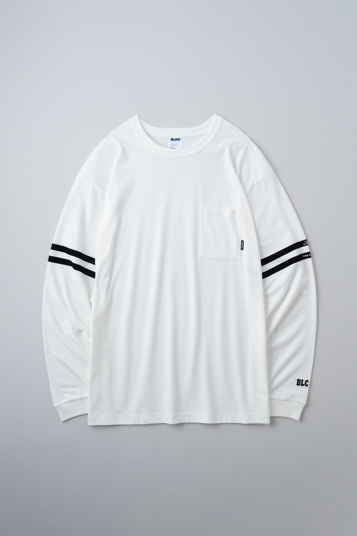 ドライコットン ポケットTシャツ L/S -Line-
