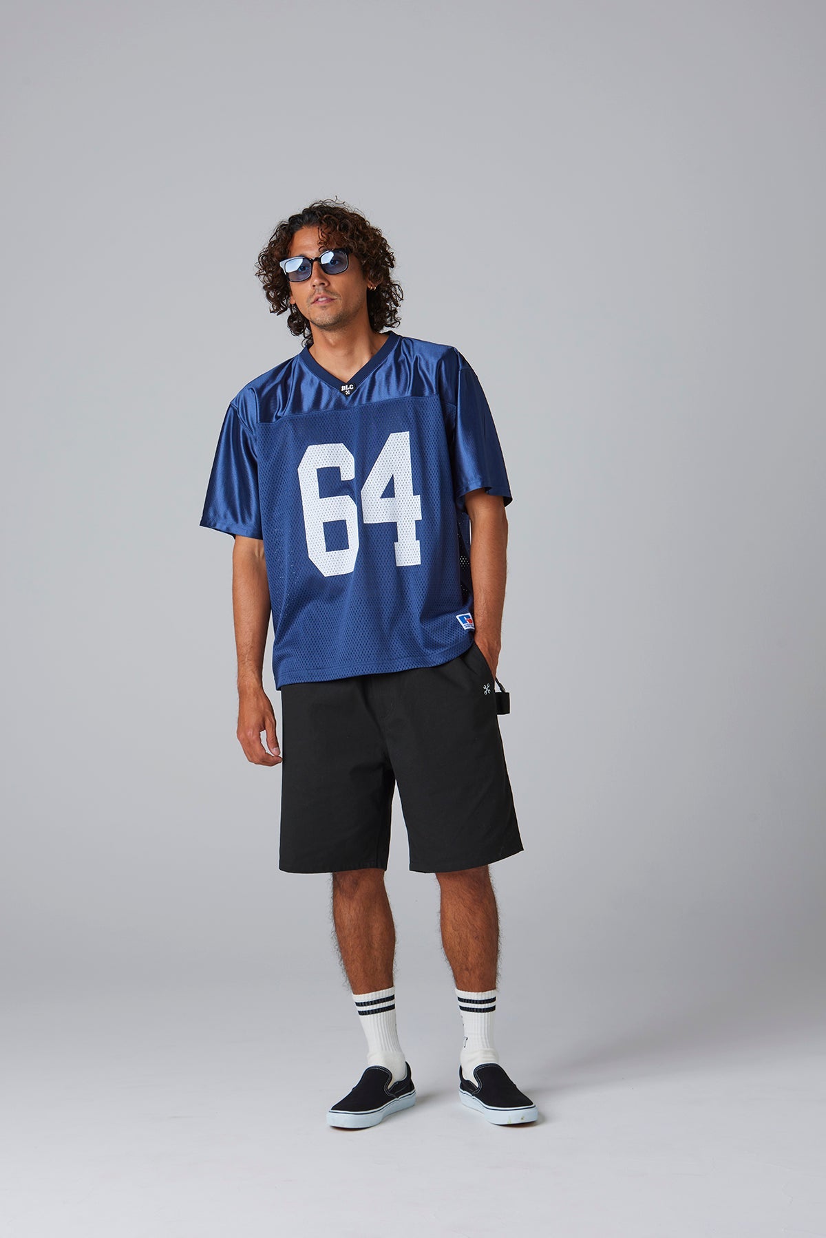 メッシュフットボールTシャツ