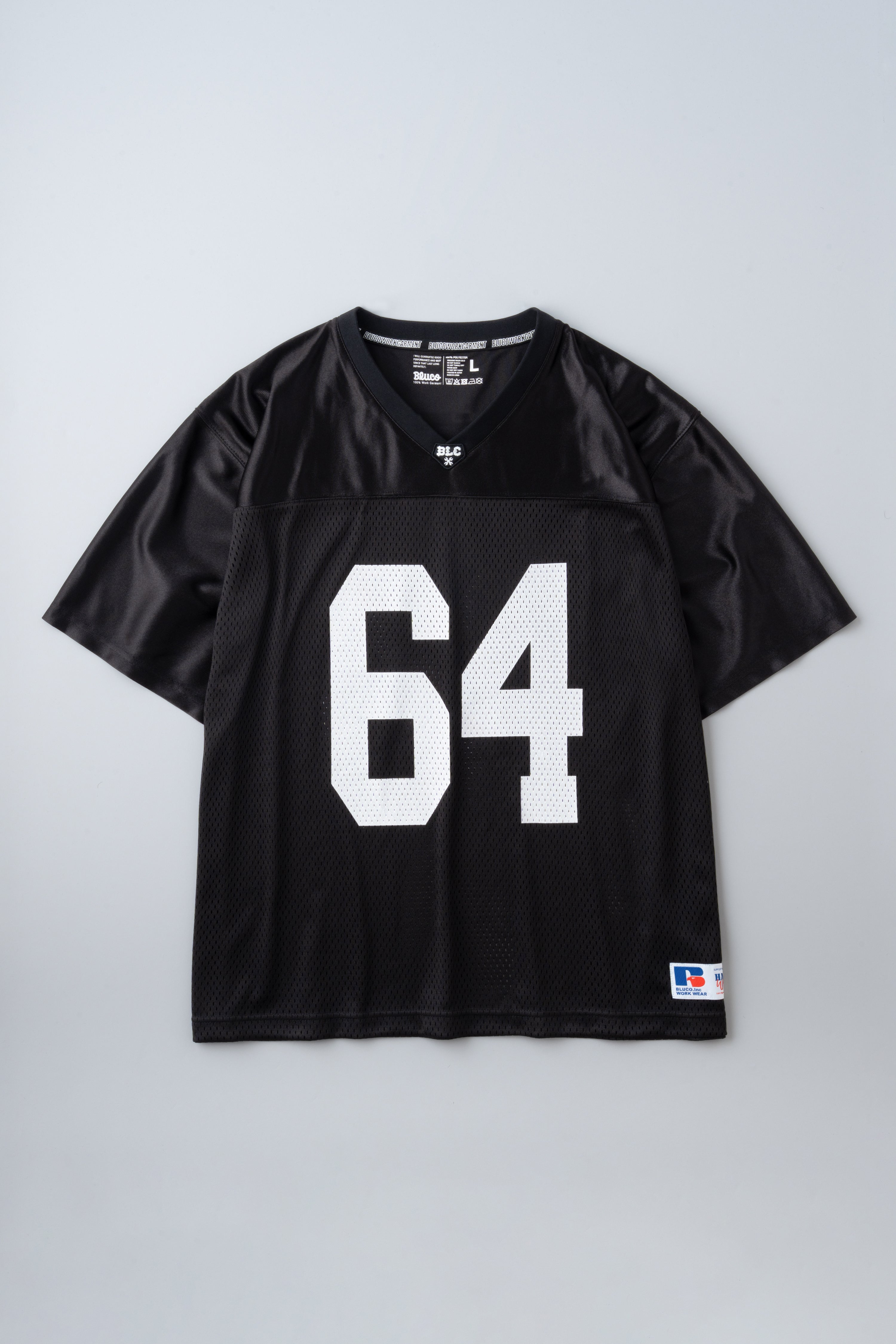 メッシュフットボールTシャツ
