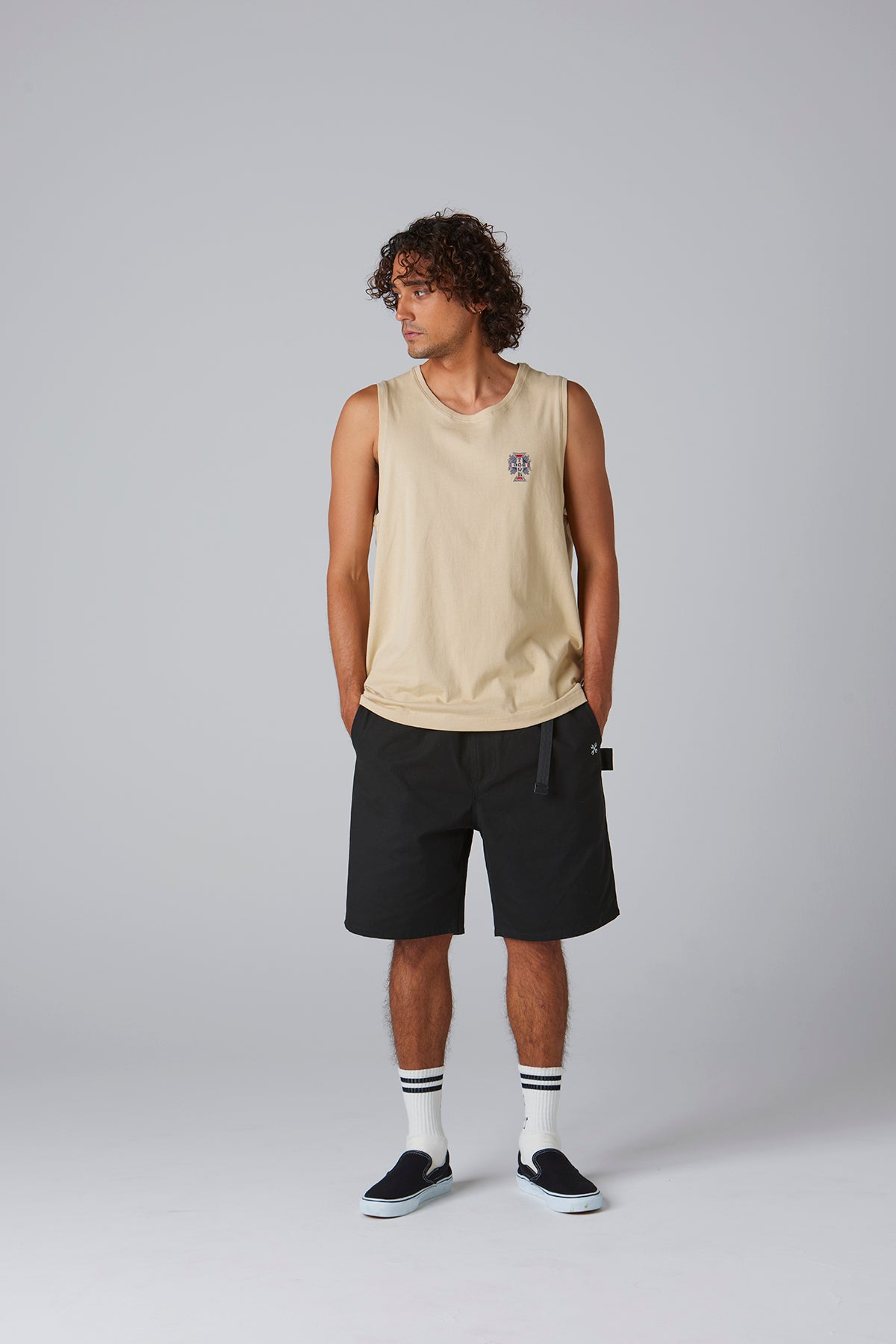 (DOGTOWN×BLUCO) ワンポイントタンクトップ