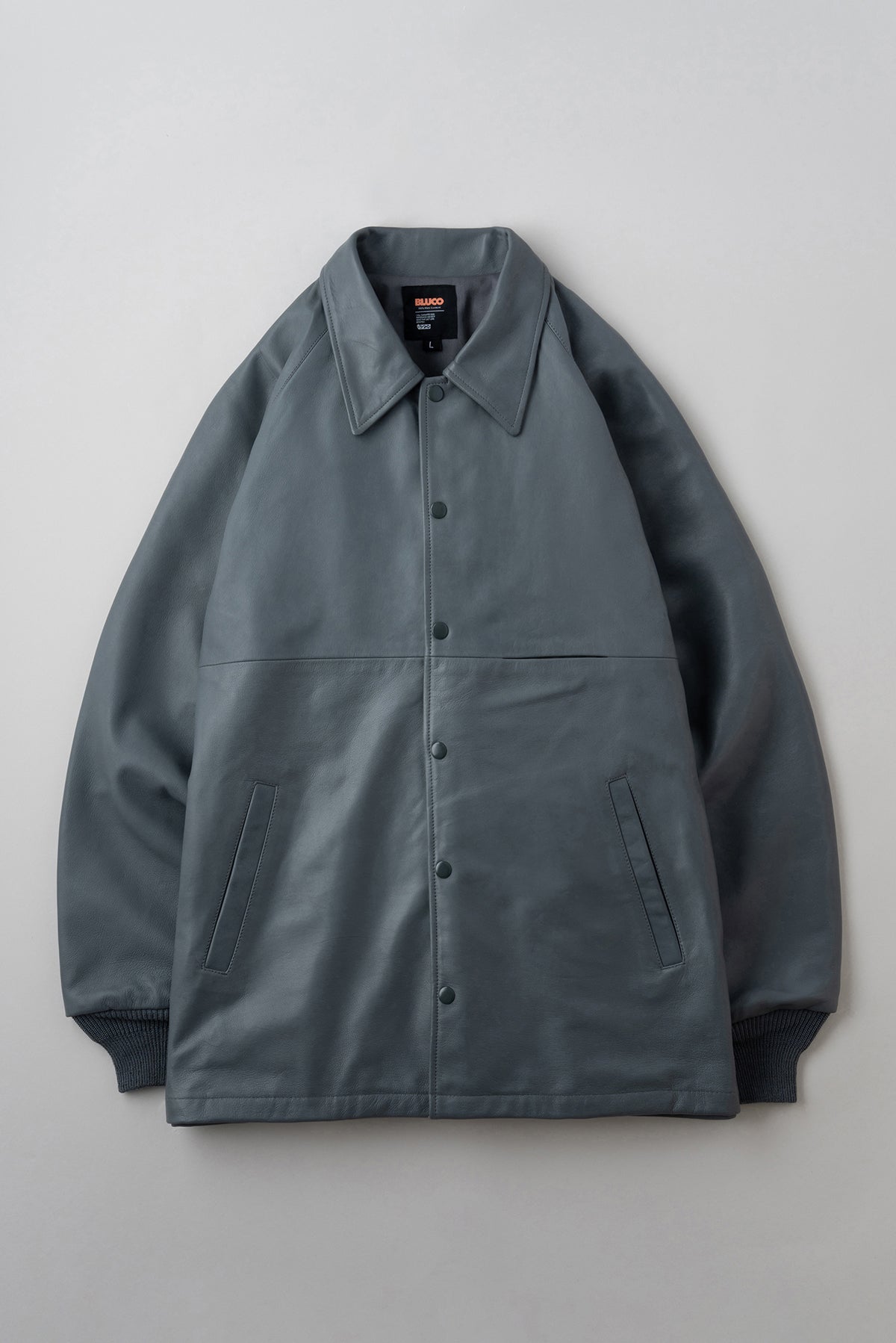 LEATHER COACH JACKET