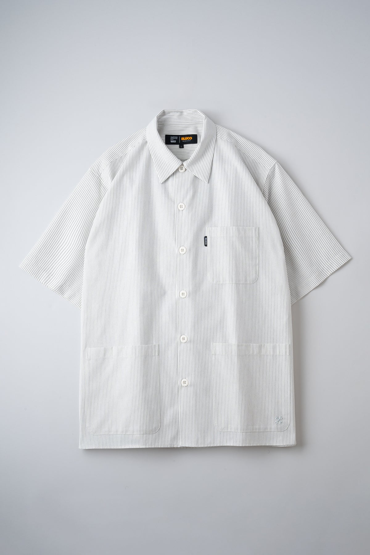 GARAGE STRIPE WORK SHIRT S/S