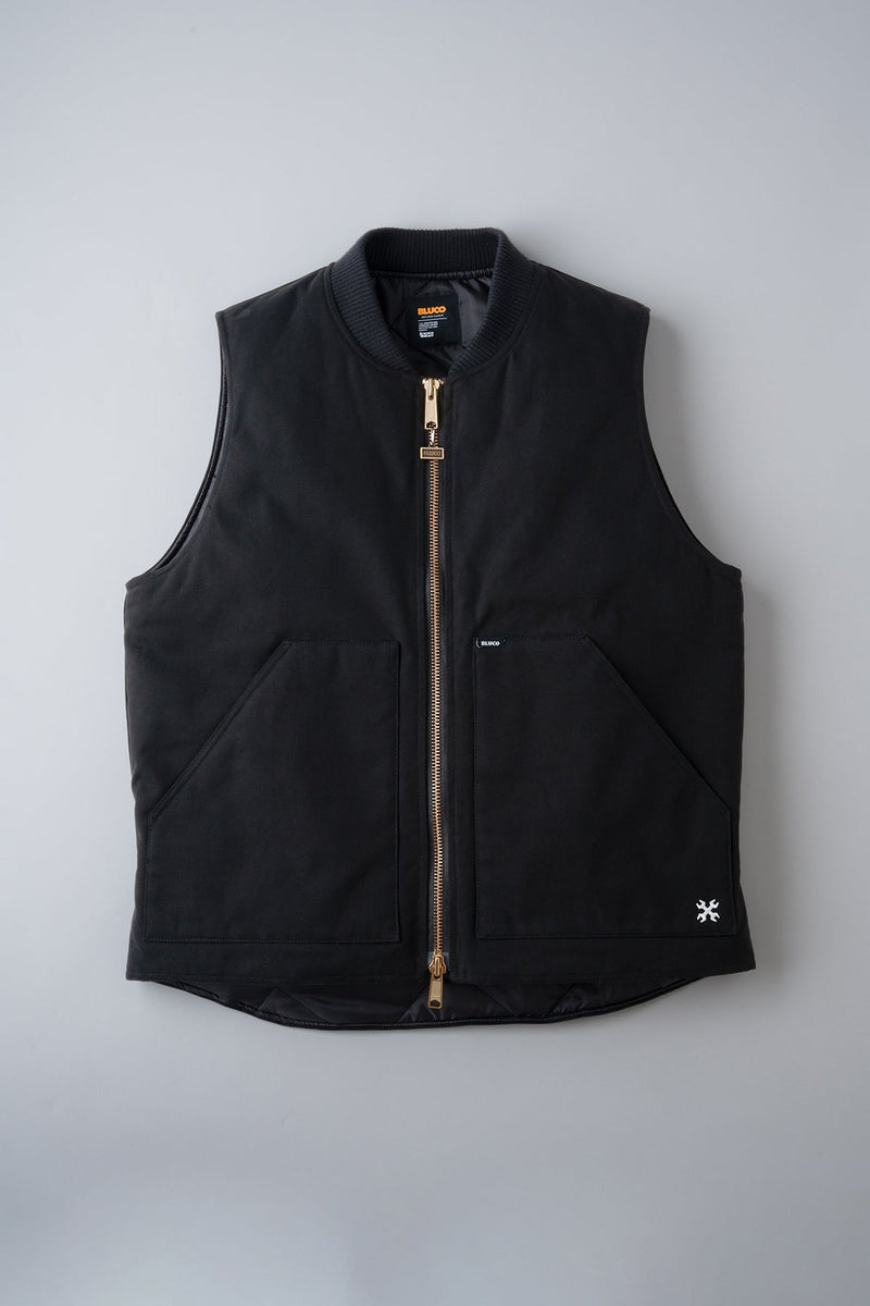 RIB COLLAR DUCK VEST