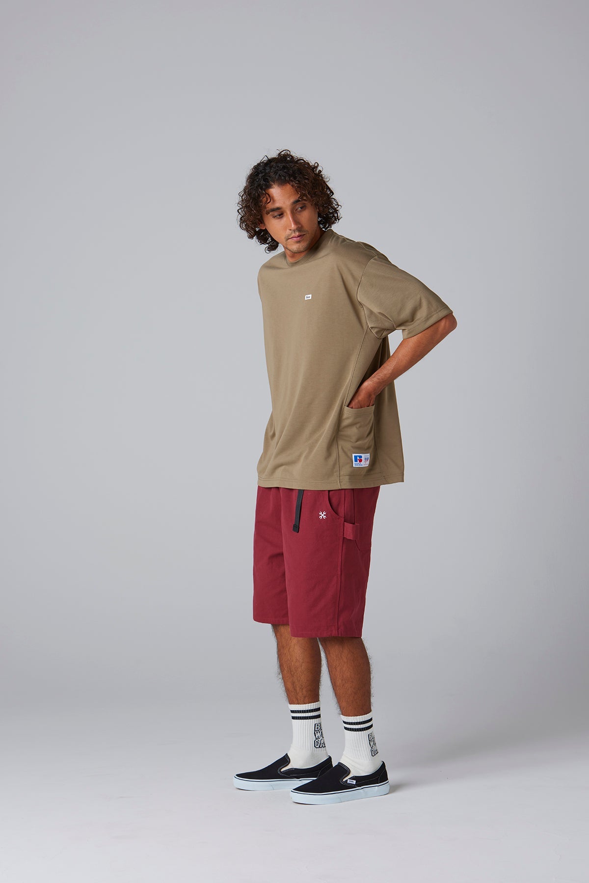 ファンクション サイドポケットTシャツ / オーバーサイズ