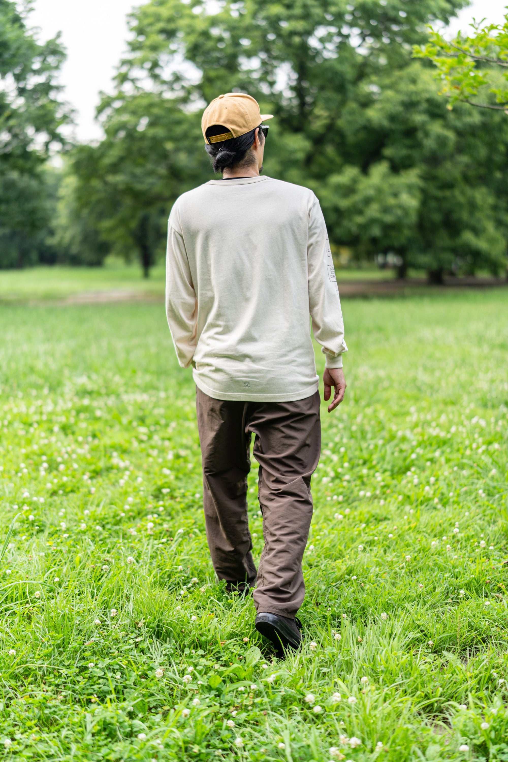 プリント L/S Tシャツ -Mr-