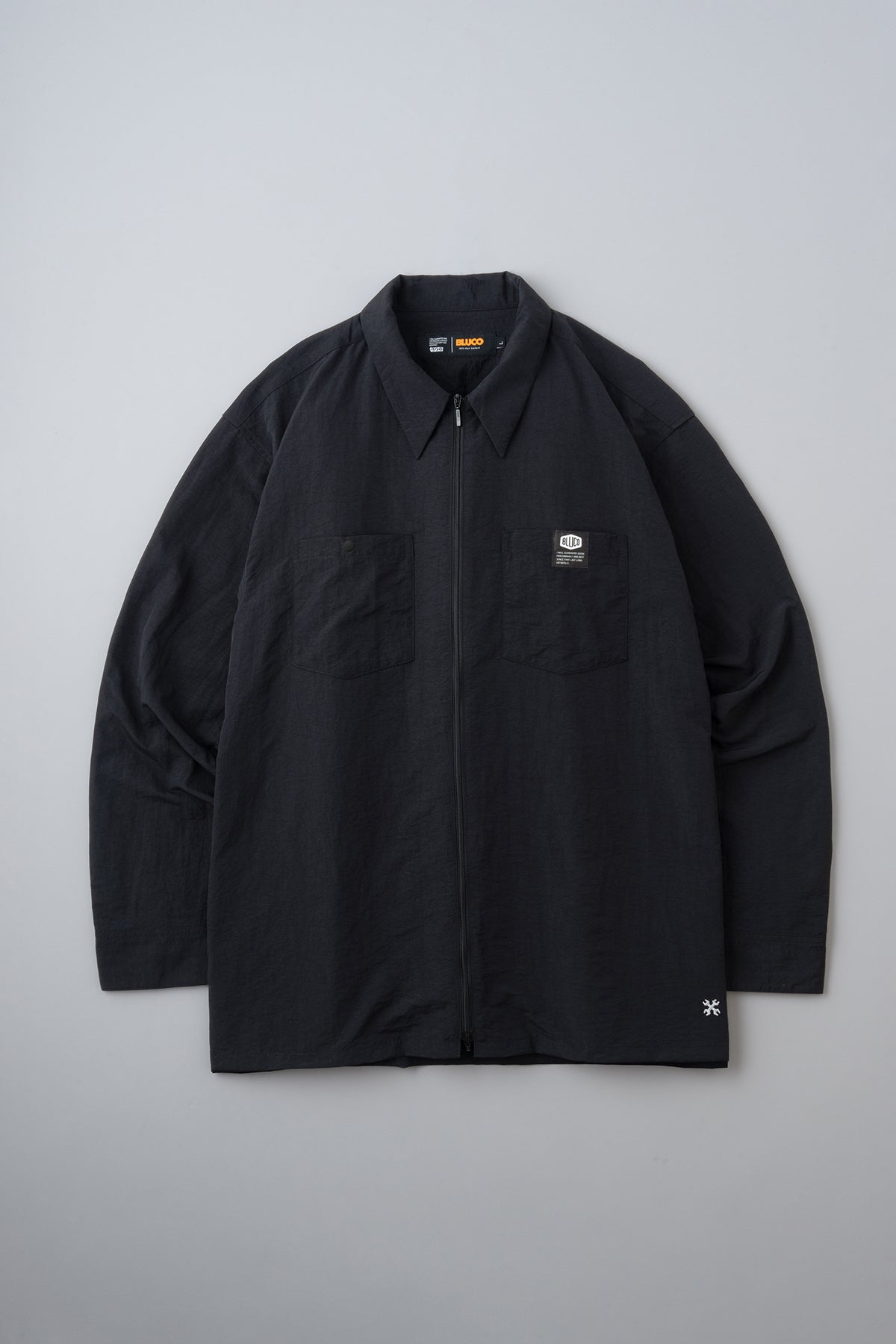 ナイロンフルジップシャツ