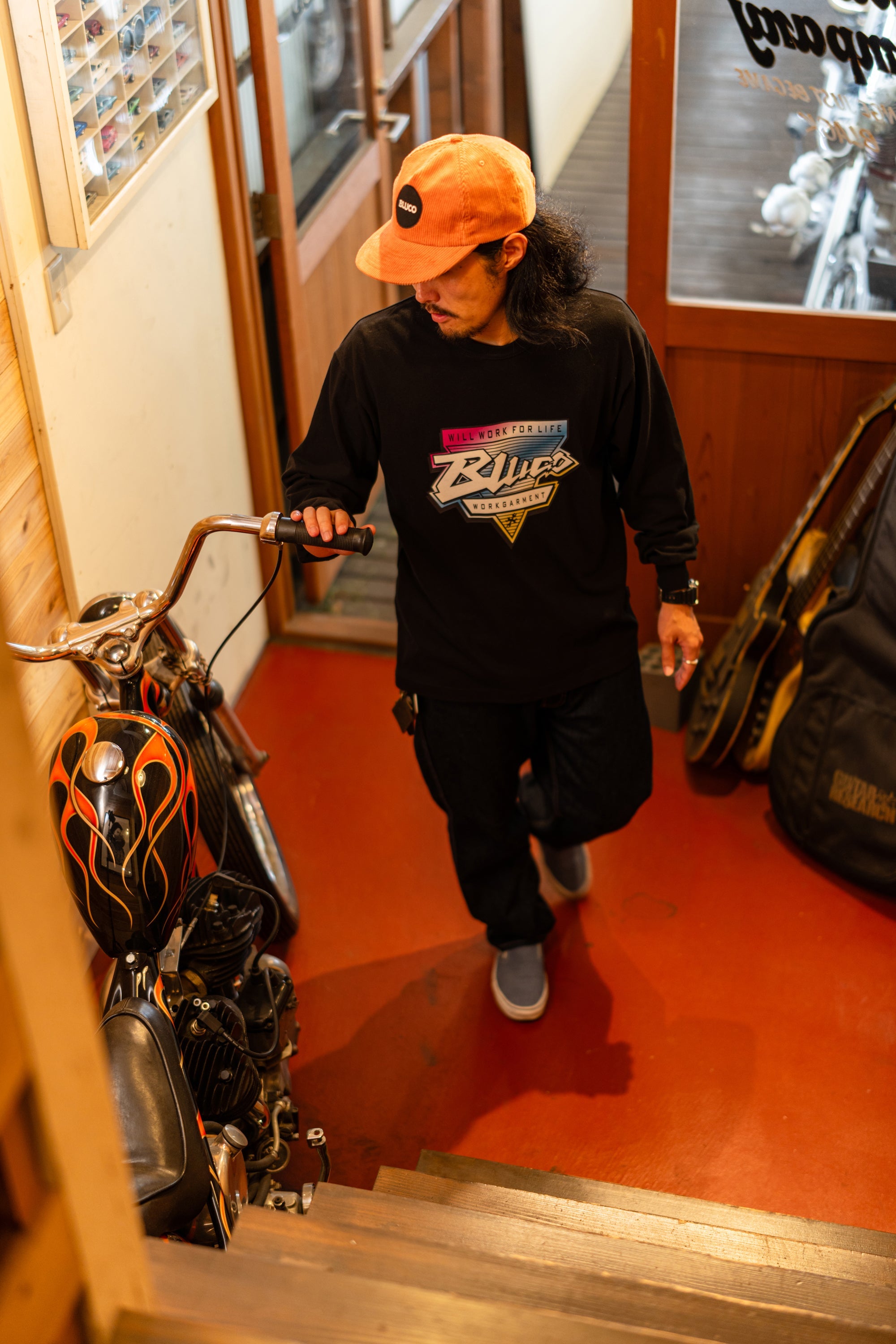 プリント L/S Tシャツ -Try-
