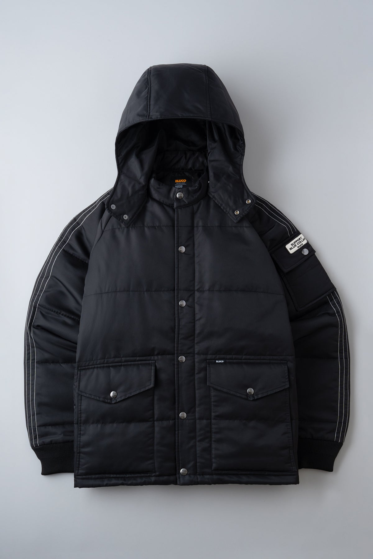 HOODED RACING JACKET