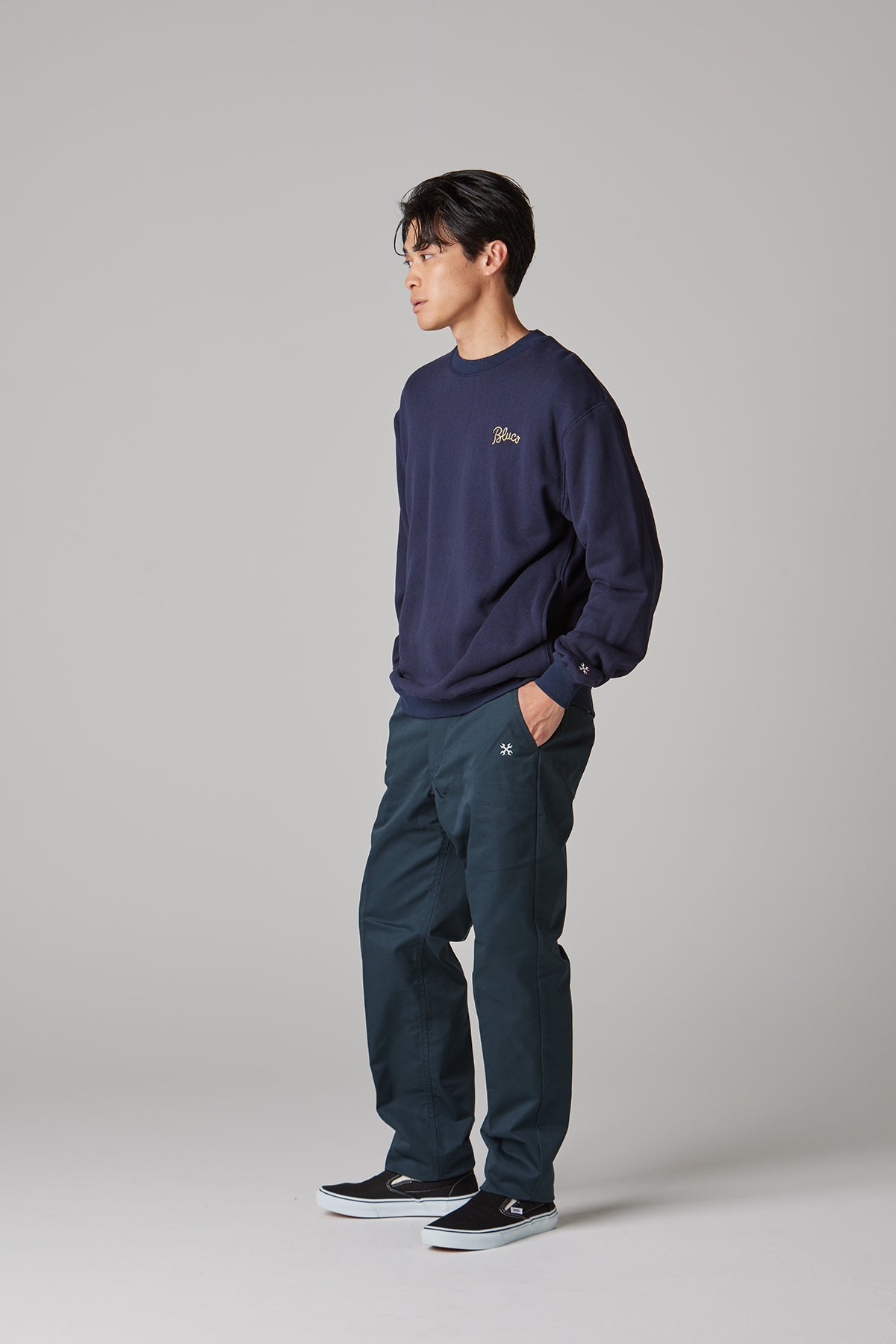 HEAVY PILE  SWEATSHIRTS -EMB-