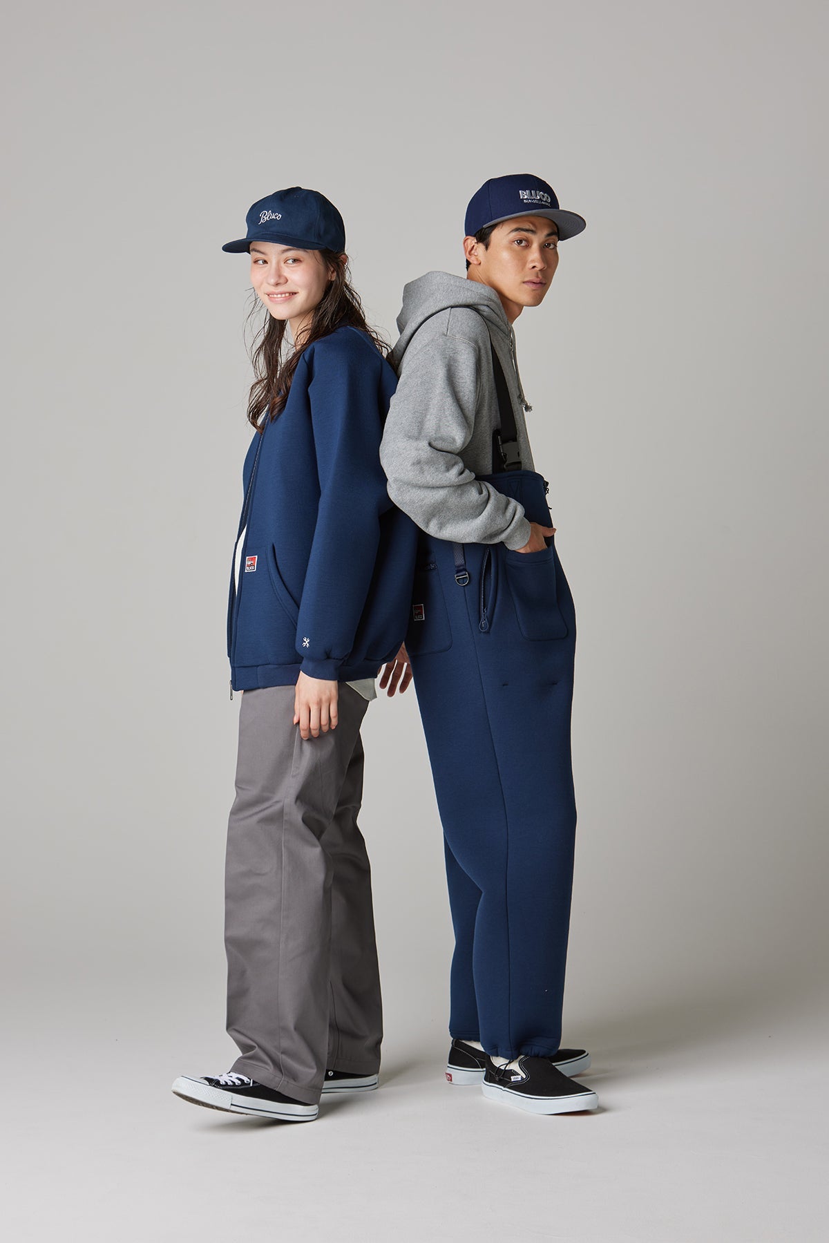 BONDING KNIT OVERALL