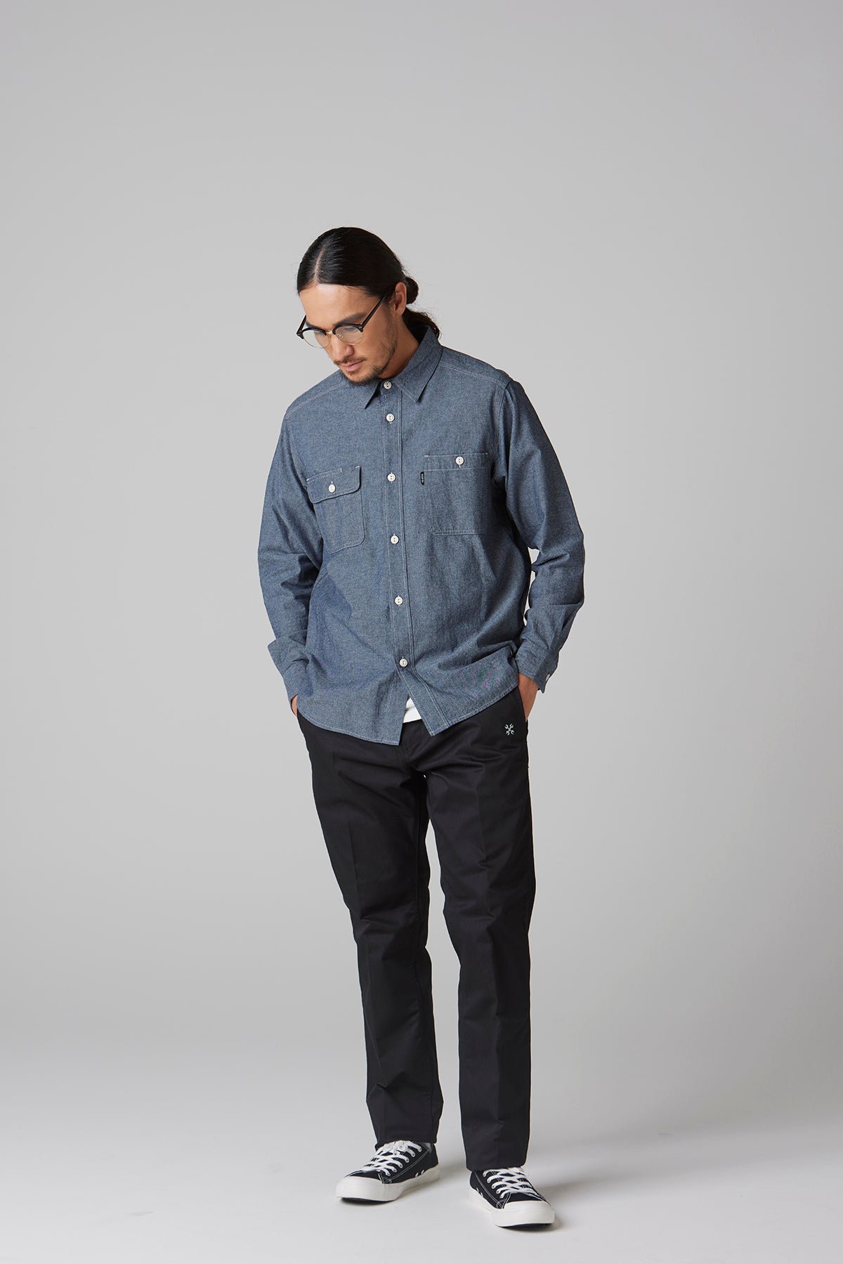 CHAMBRAY WORK SHIRT L/S