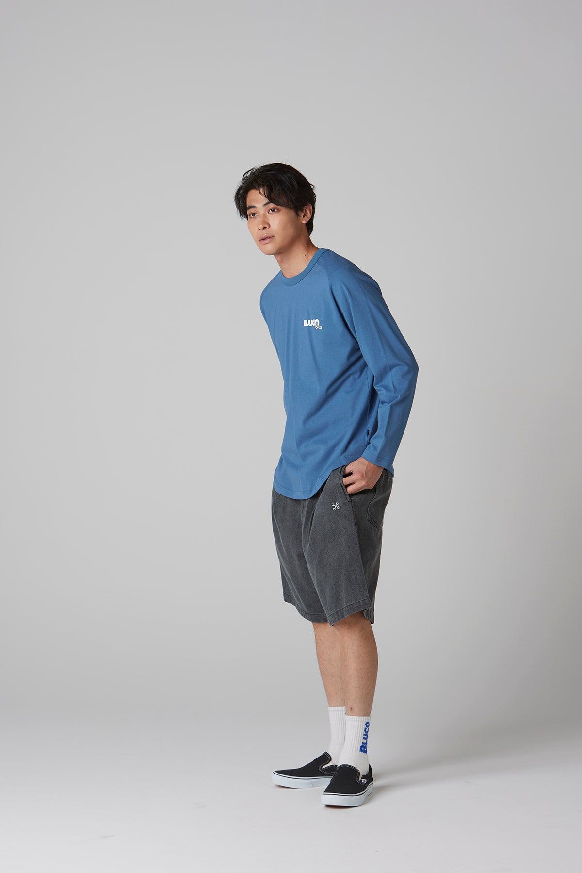 RAGLAN L/S TEE -Wolf-