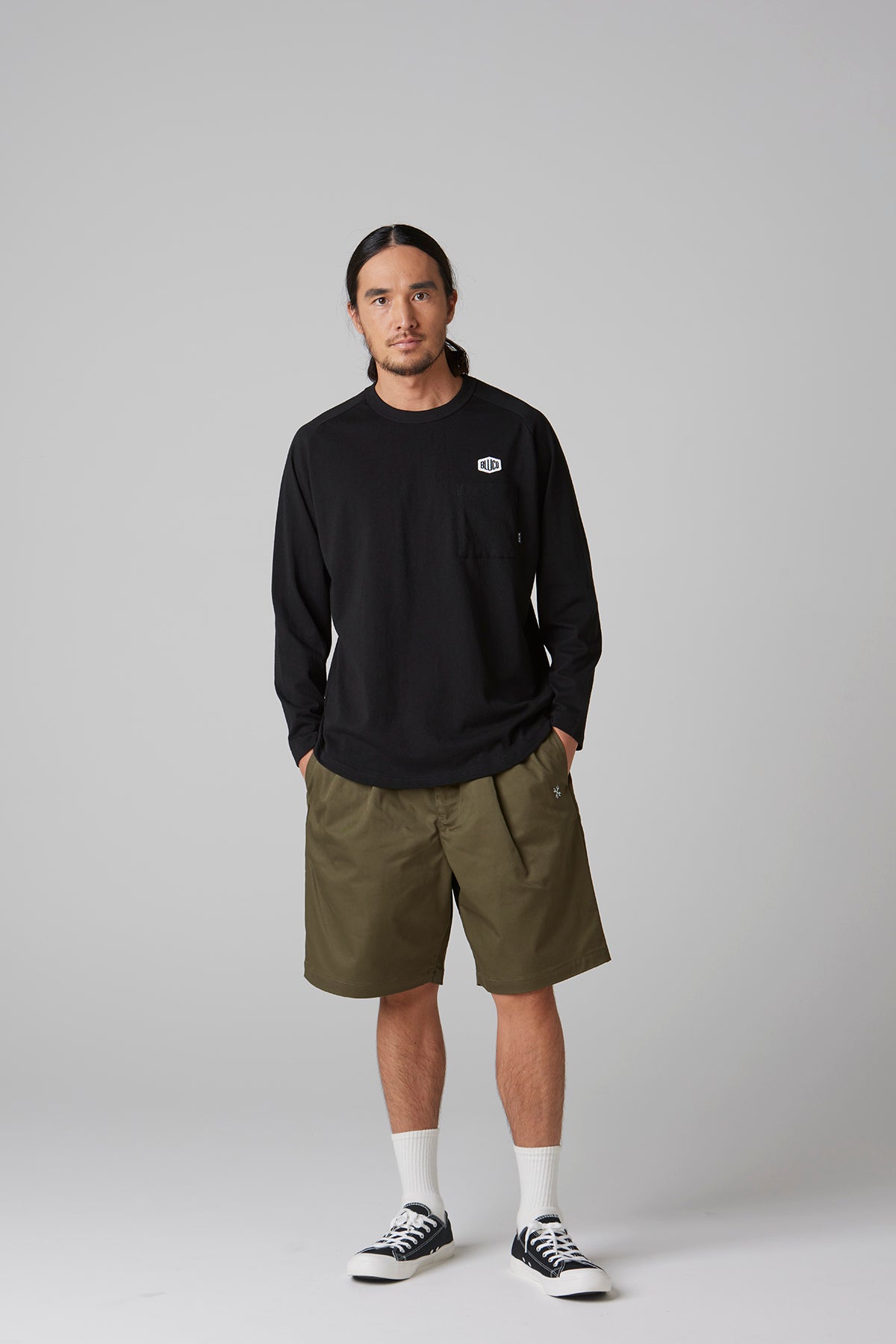 RAGLAN L/S TEE -Hex-