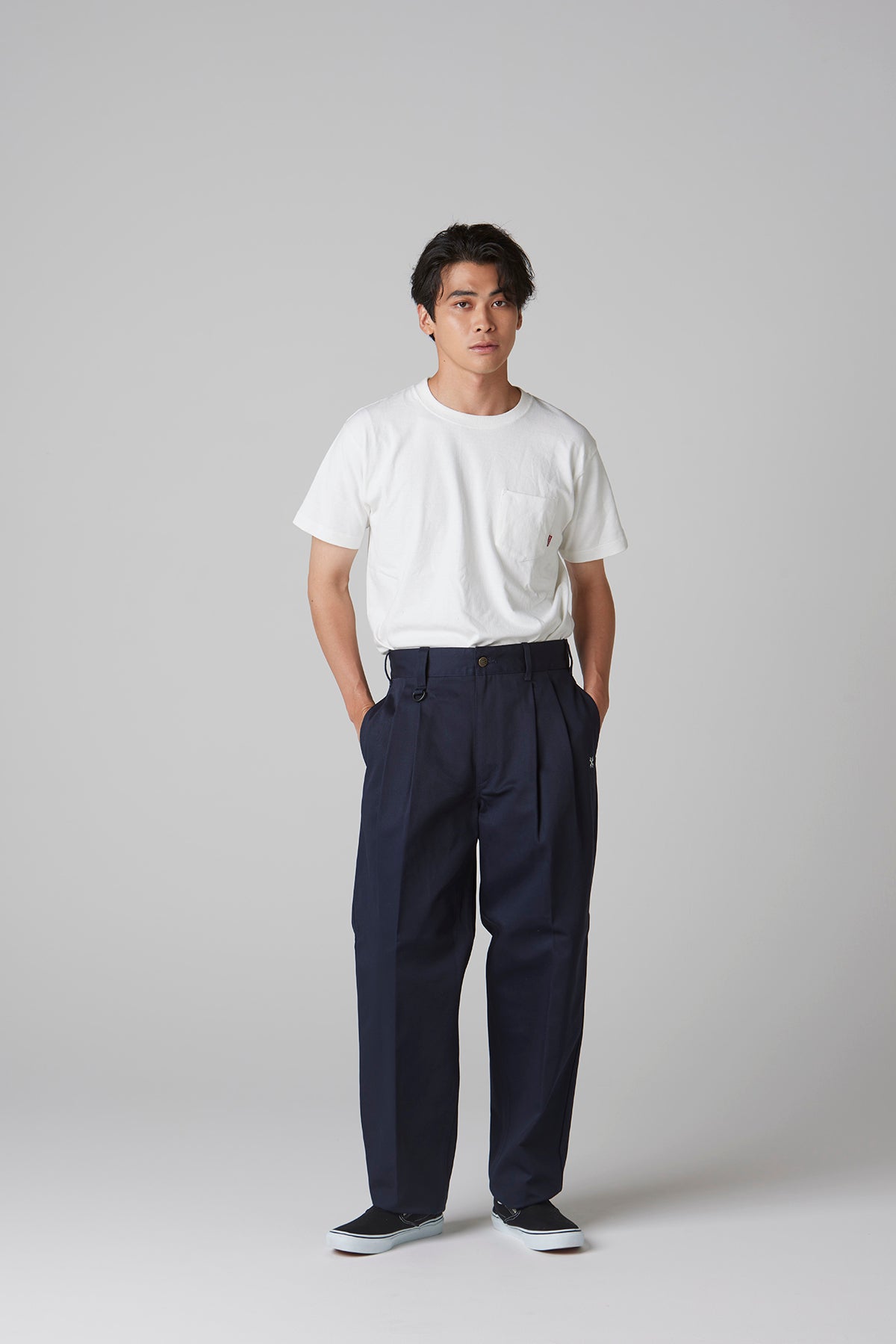 2-TUCK WORK PANTS