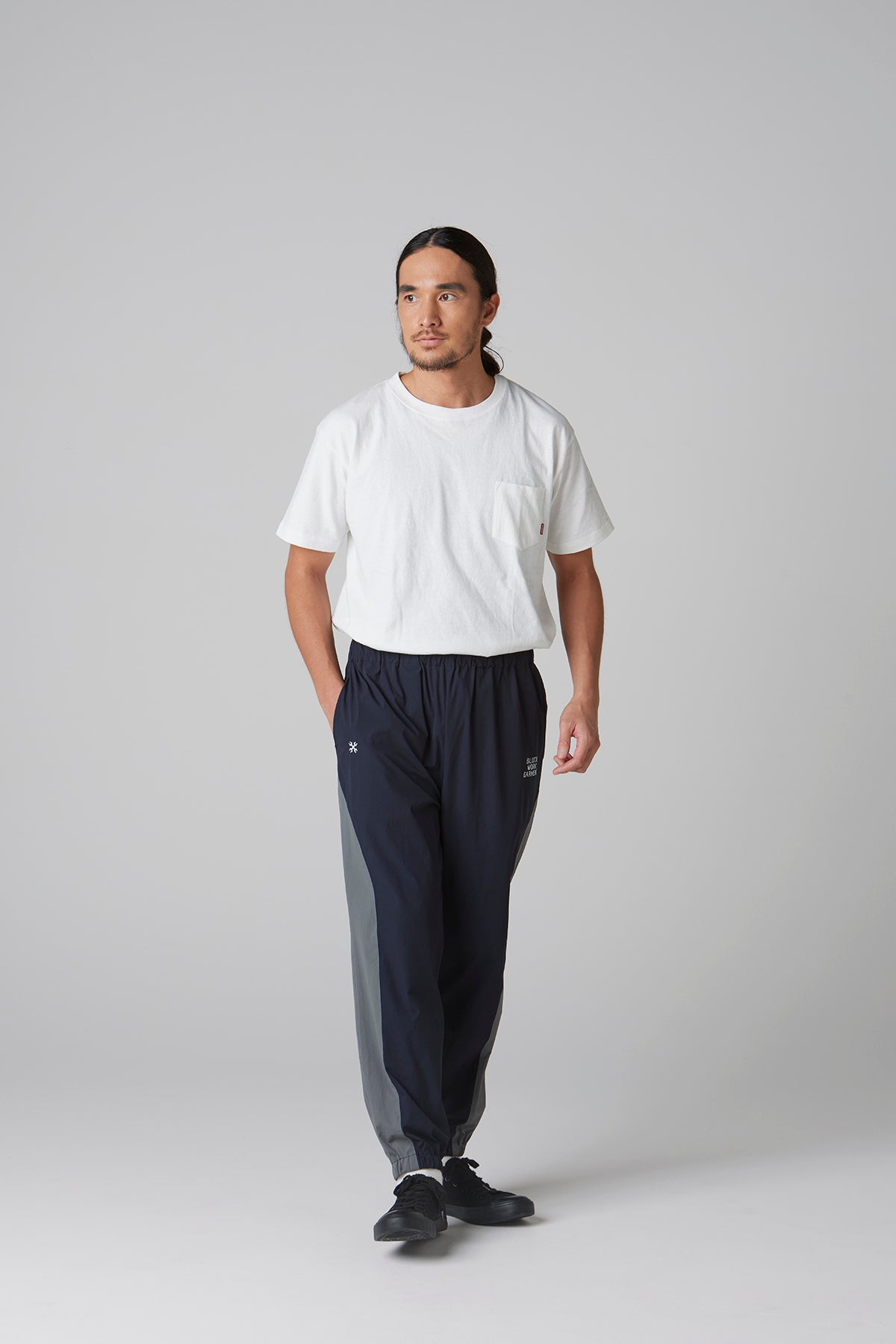 STRETCH TRACK PANTS -COMBINATION-