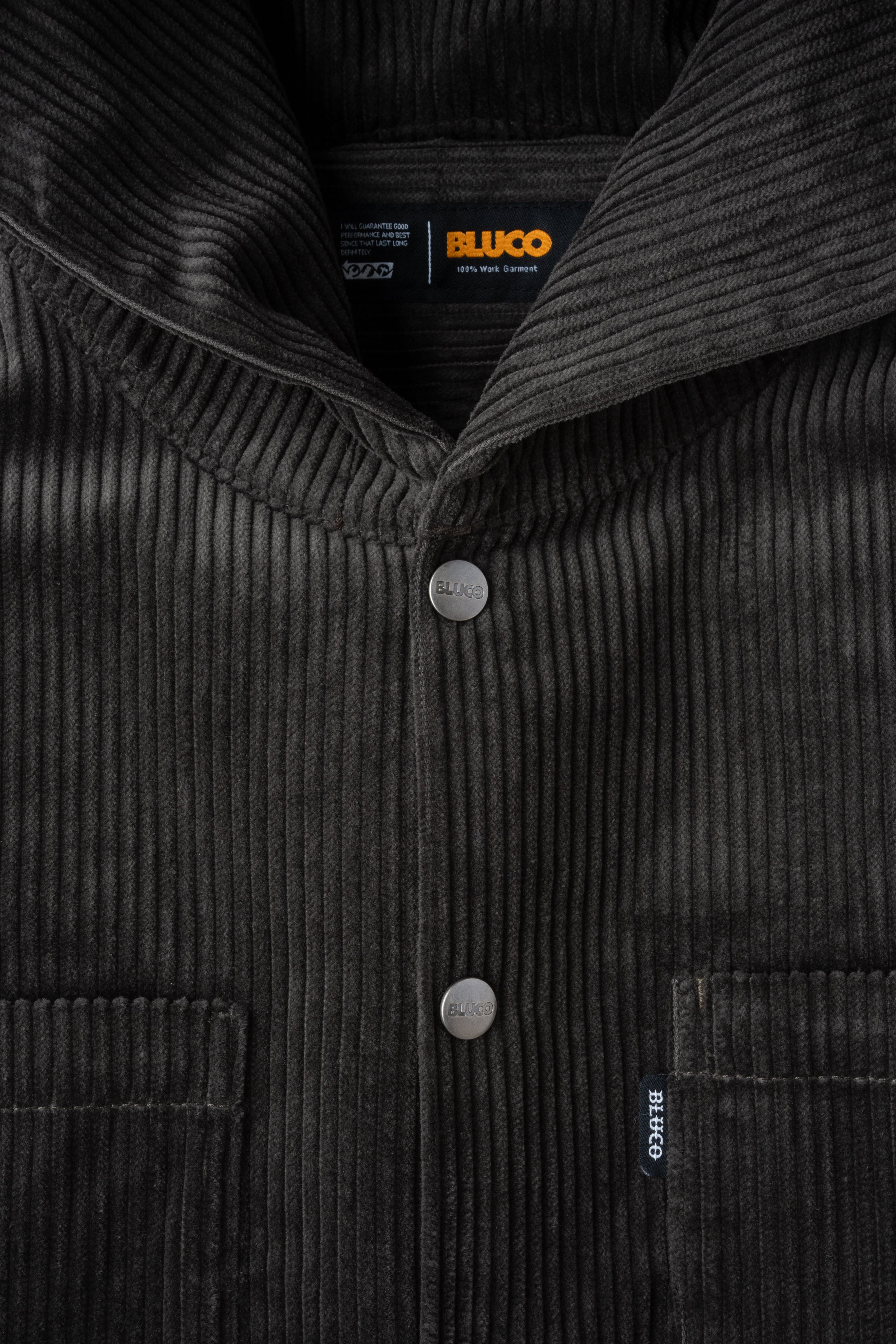 CORDUROY HOODED SHIRT