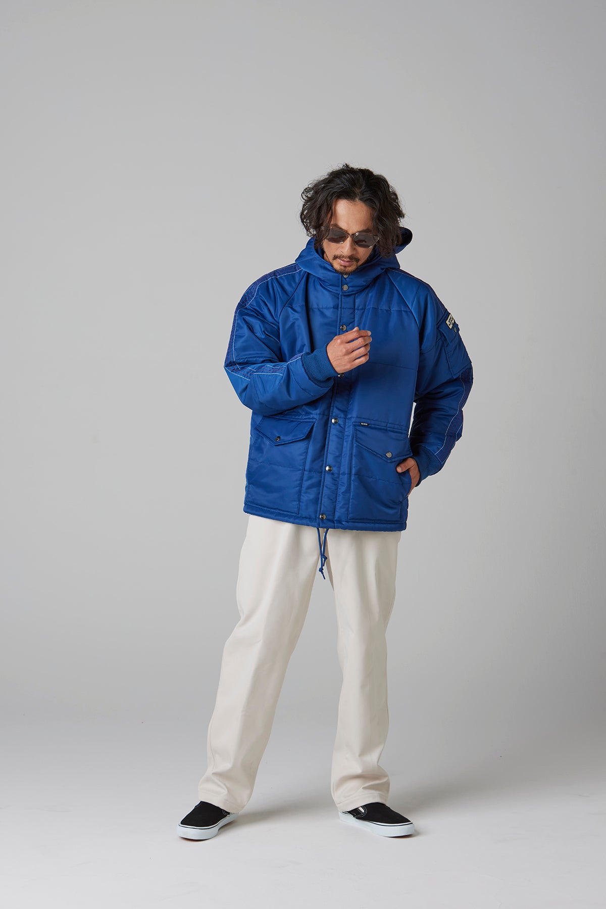 HOODED RACING JACKET