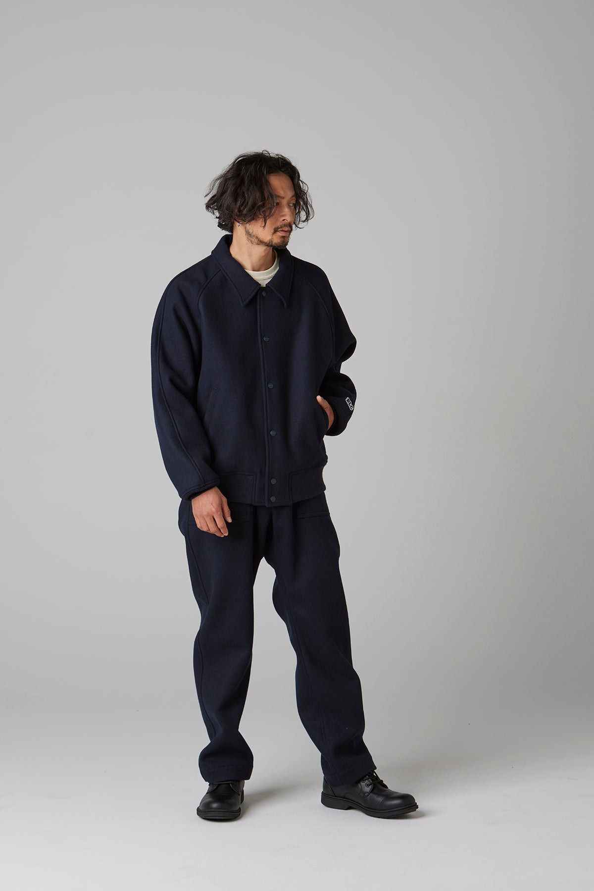 HEAVY MELTON AWARD JACKET