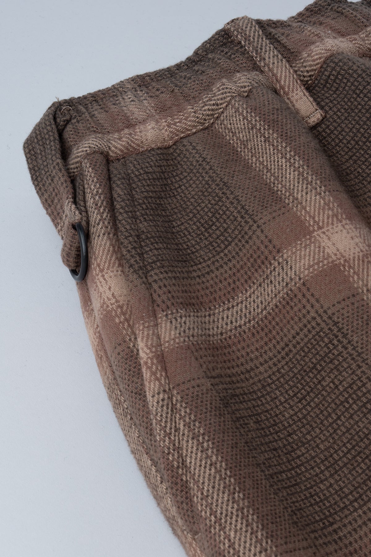 OMBRE CHECK WARM EASY PANTS