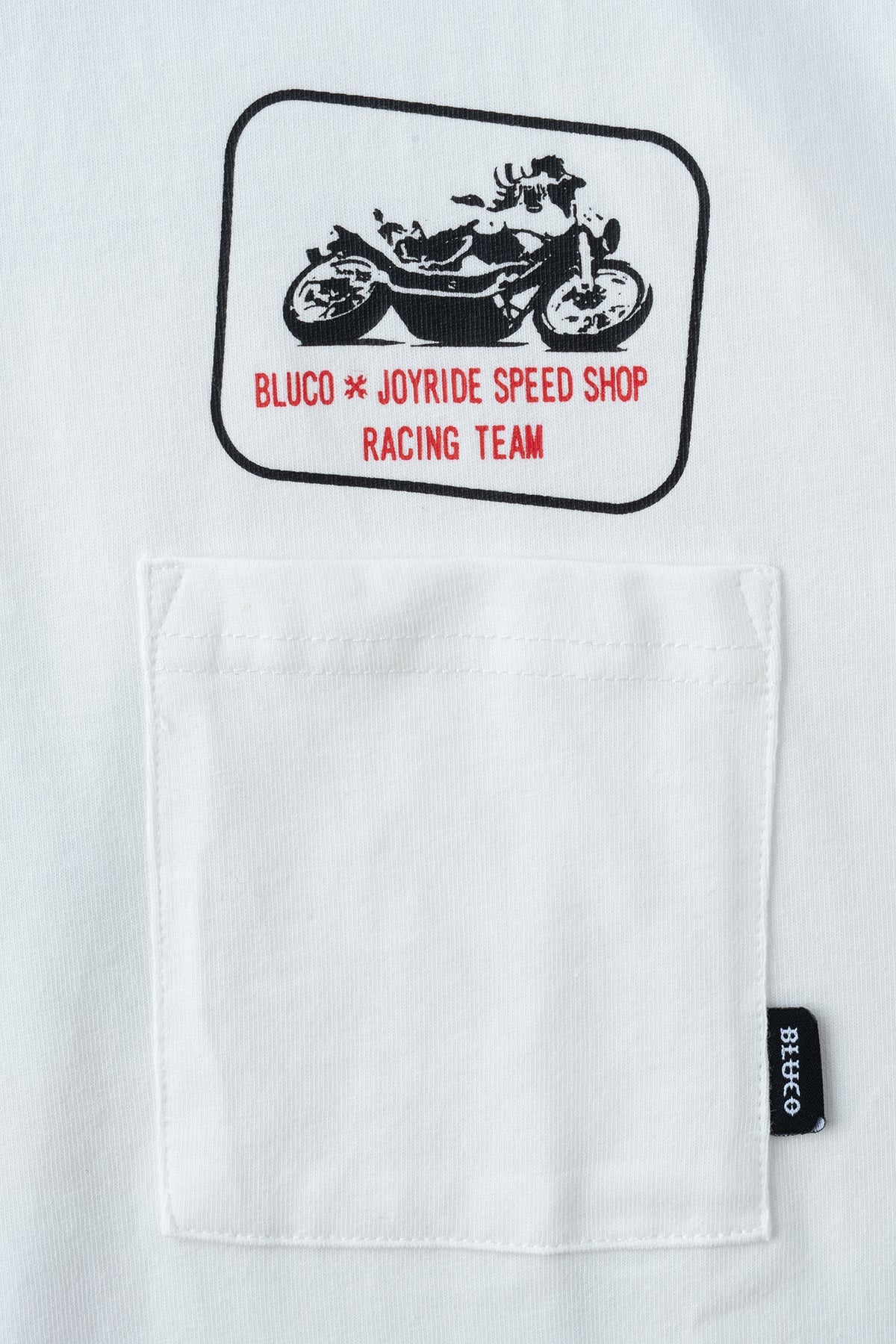(JOYRIDE SPEED SHOP×BLUCO) ポケットTシャツ -Racing-
