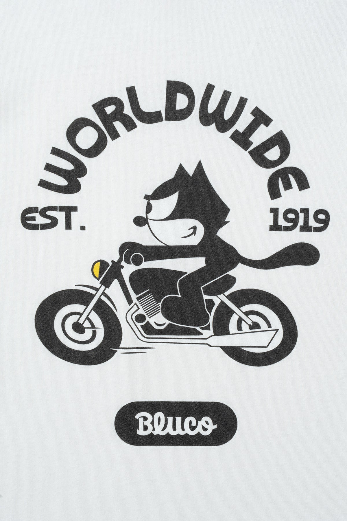 (FELIX×BLUCO) プリントTシャツ "World Wide"