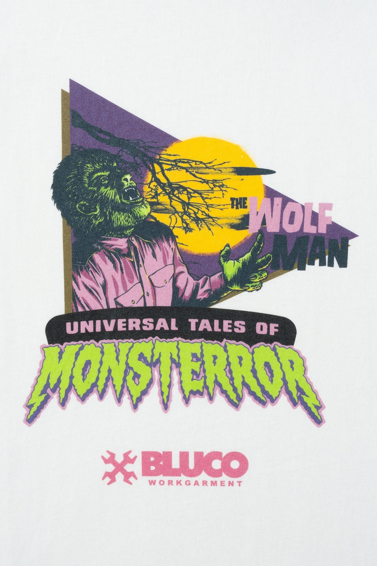 (MONSTERS×BLUCO) プリントTシャツ "The Wolf Man"