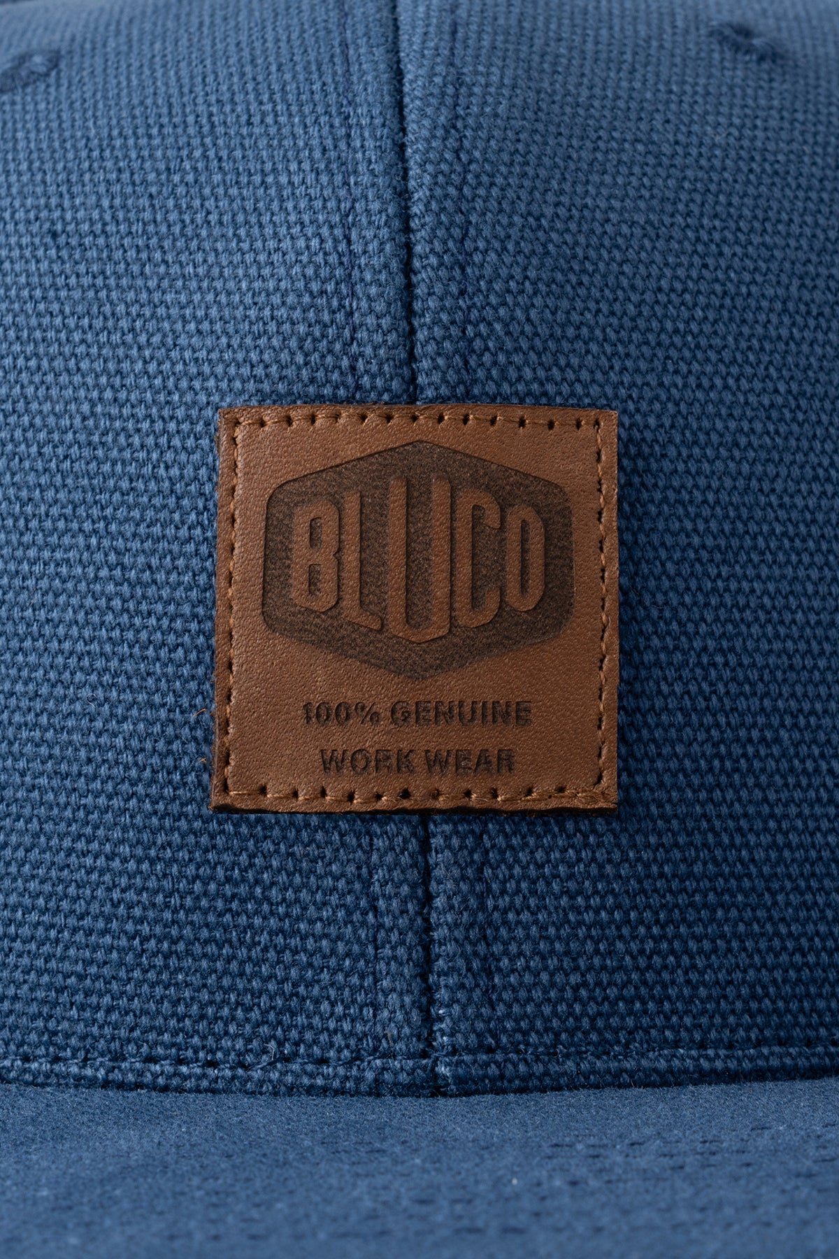 6パネル キャンバスキャップ -Leather patch-