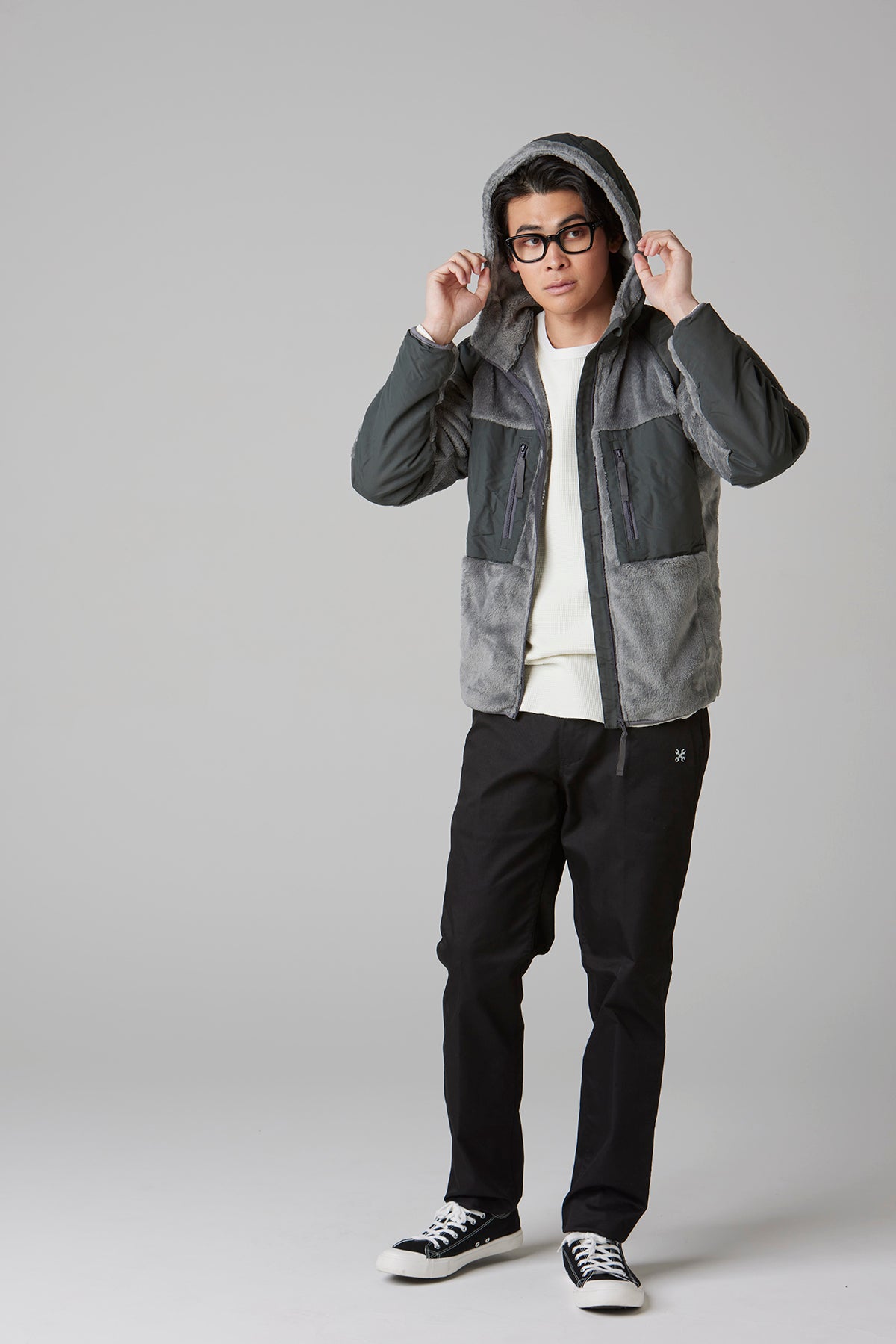 MILITARY FLEECE HOODIE