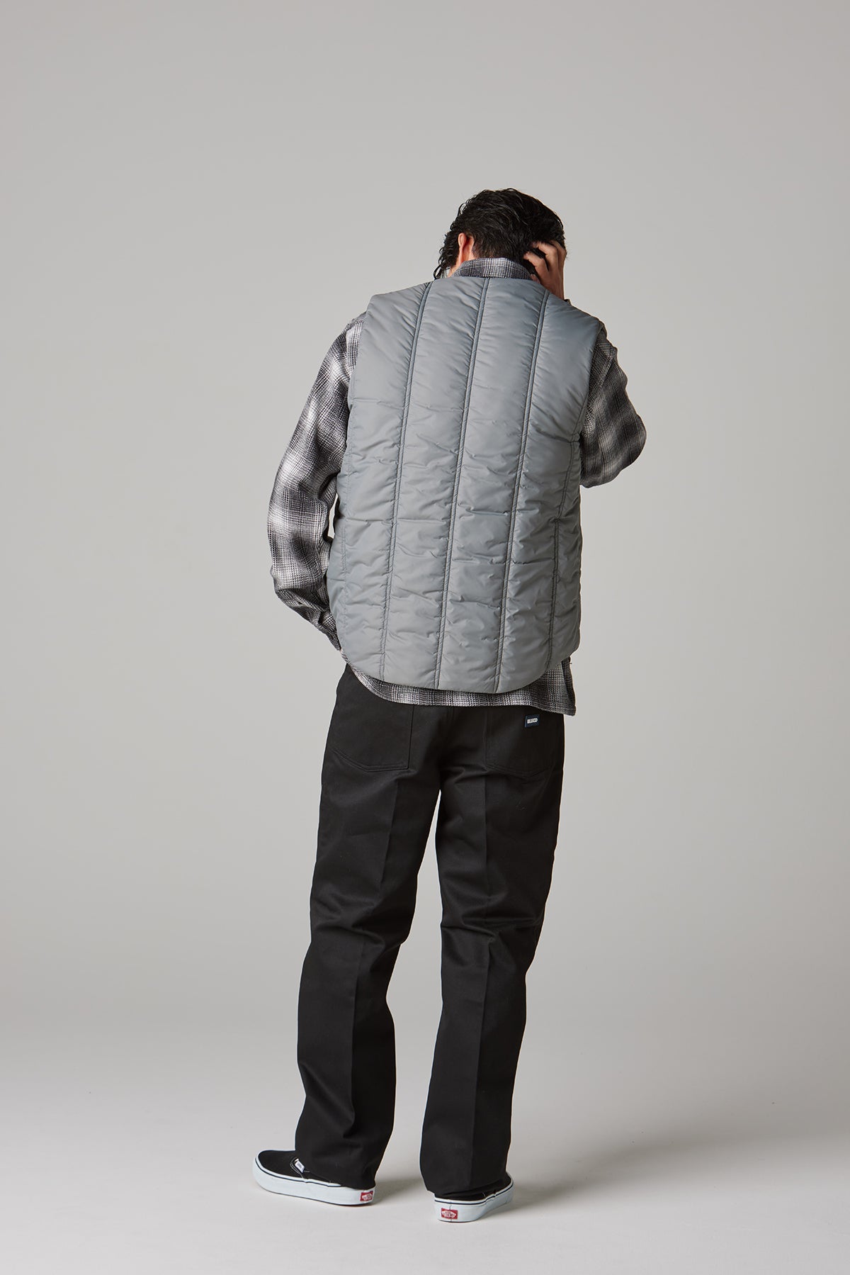CREW NECK QUILTING VEST