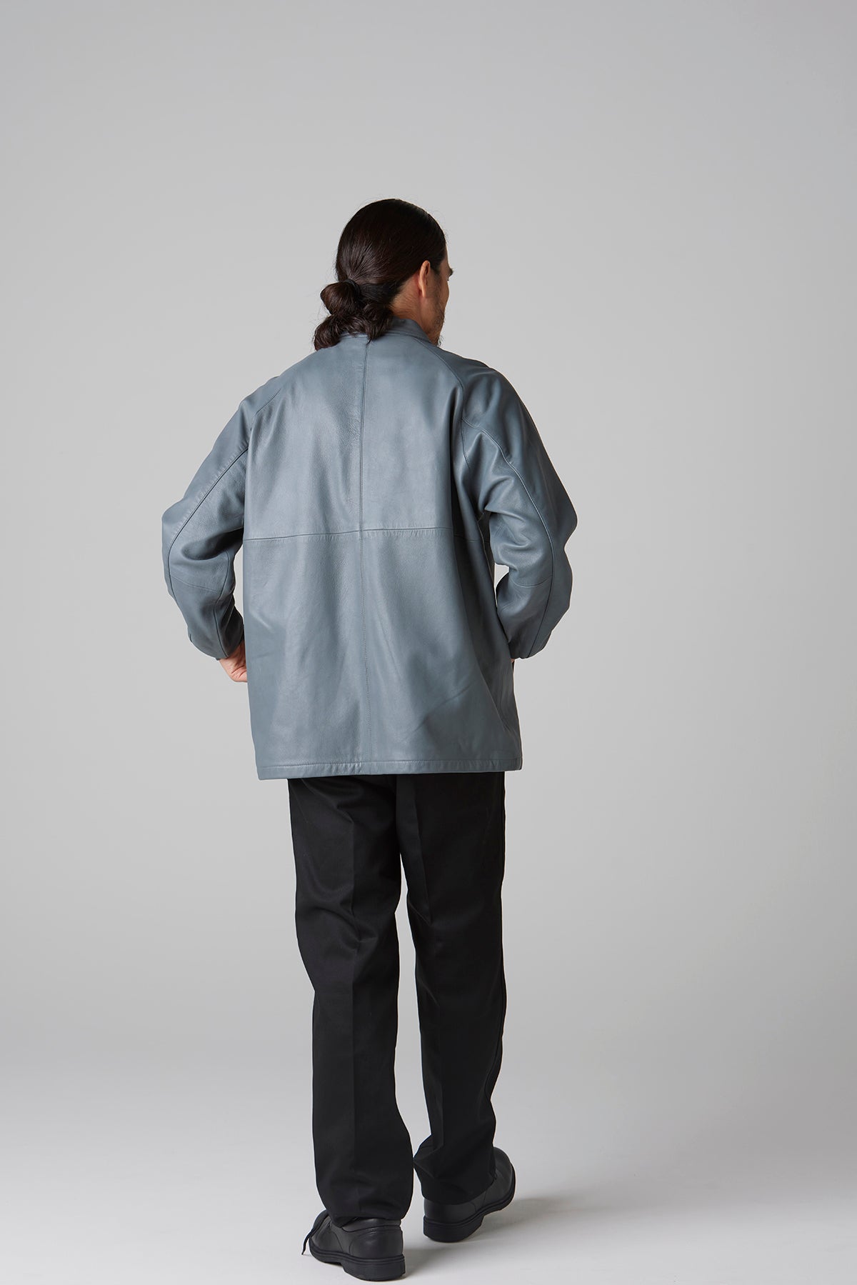 LEATHER COACH JACKET