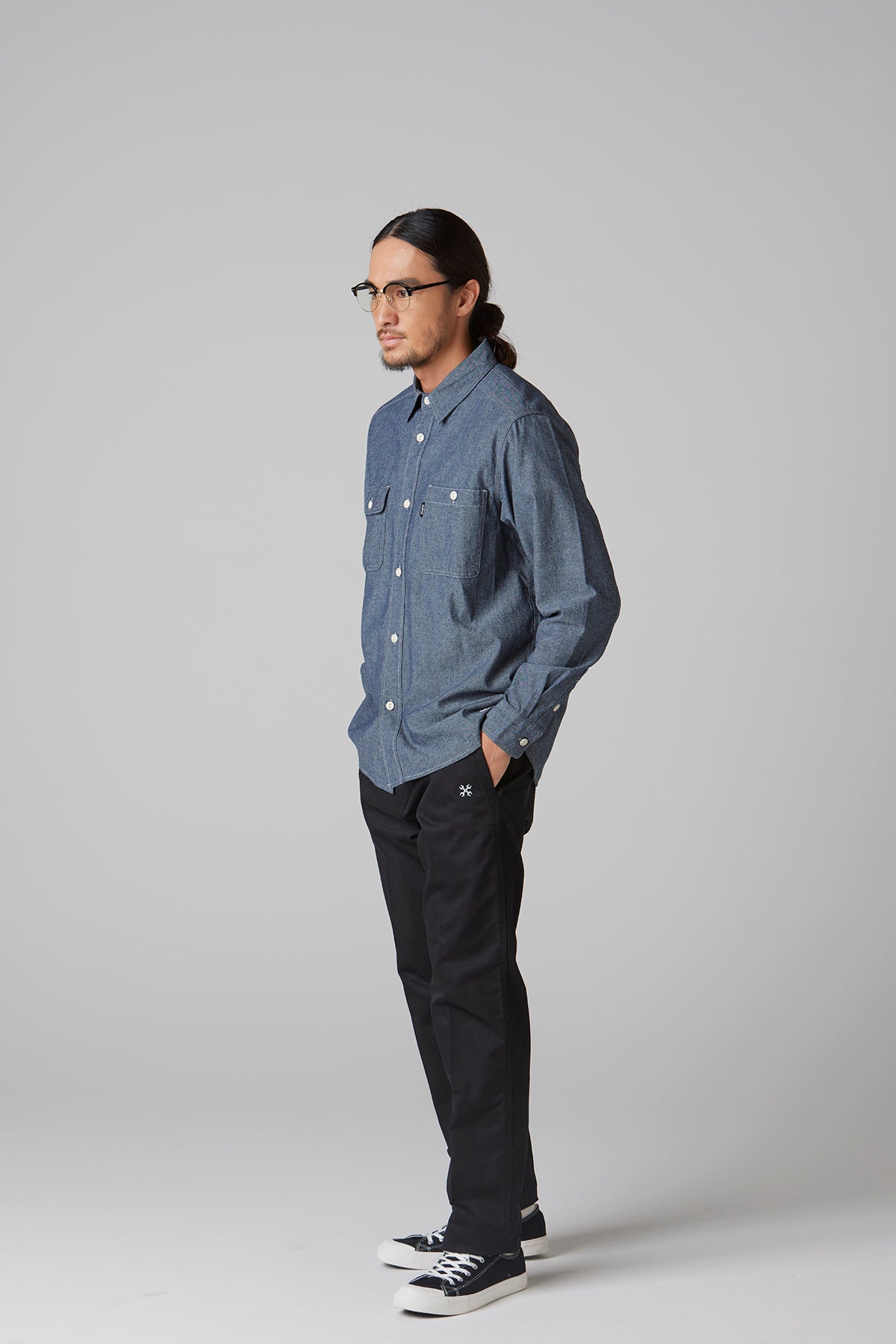 CHAMBRAY WORK SHIRT L/S