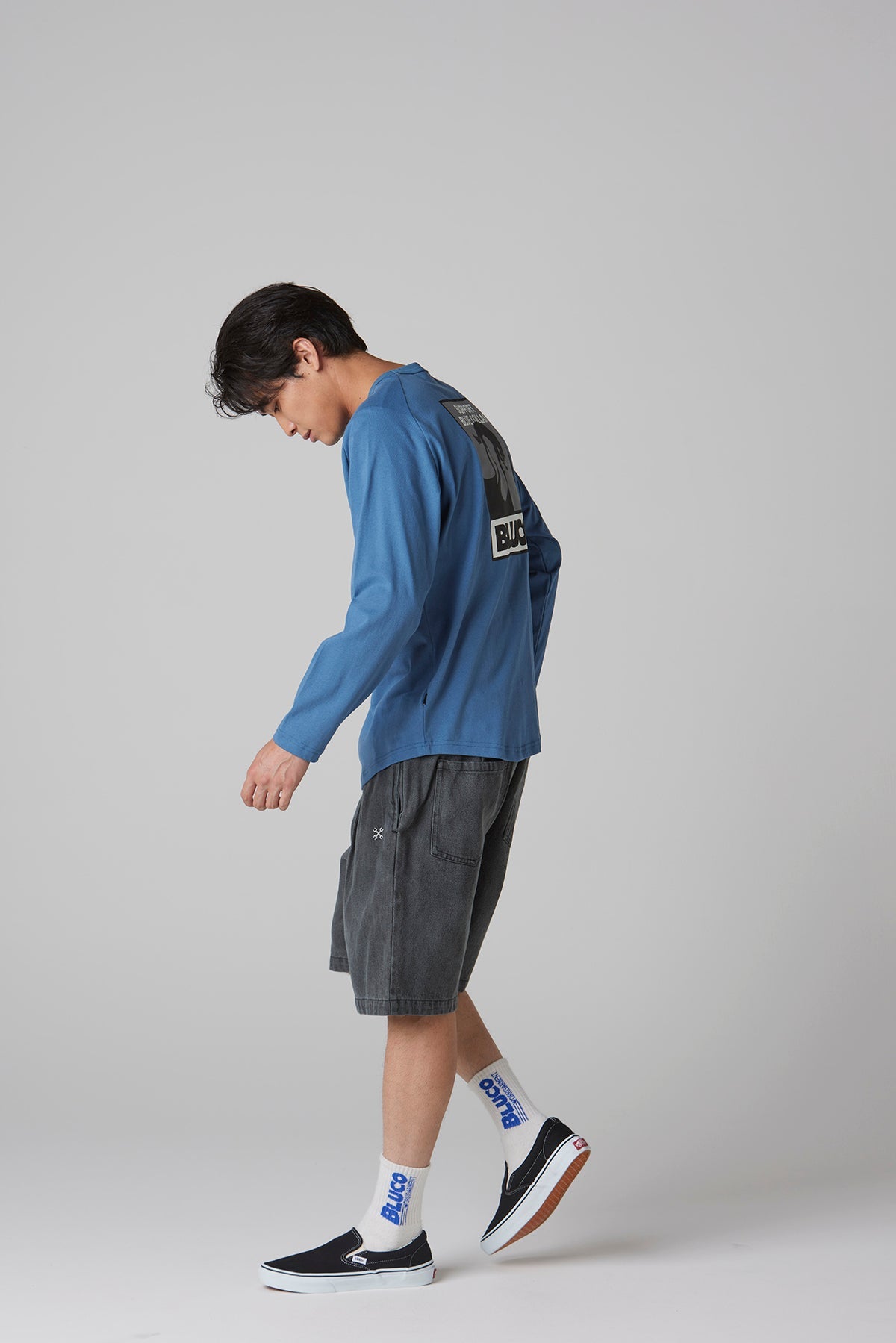 RAGLAN L/S TEE -Wolf-