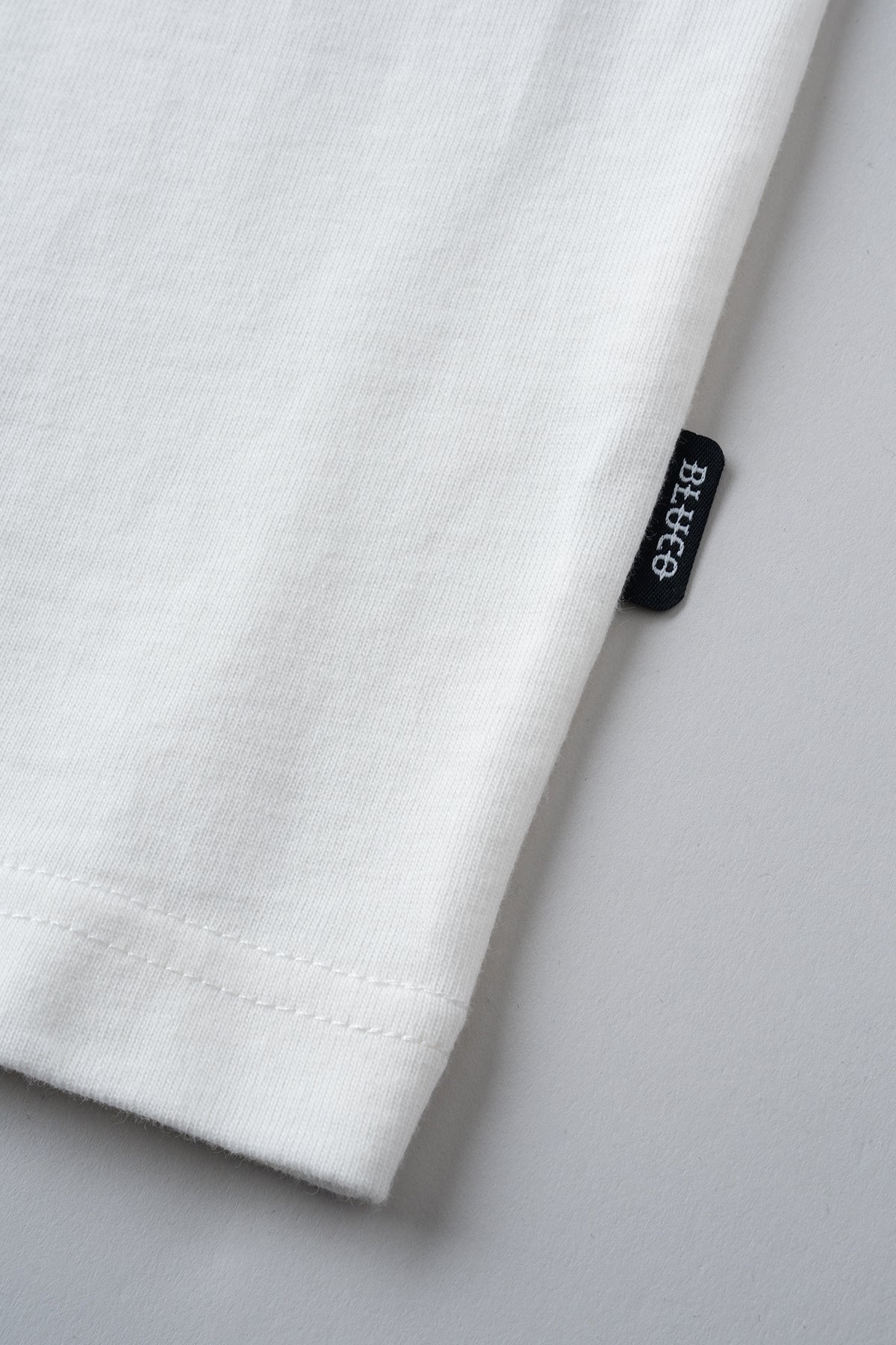 HEAVY DRY COTTON RINGER TEE -BLC-