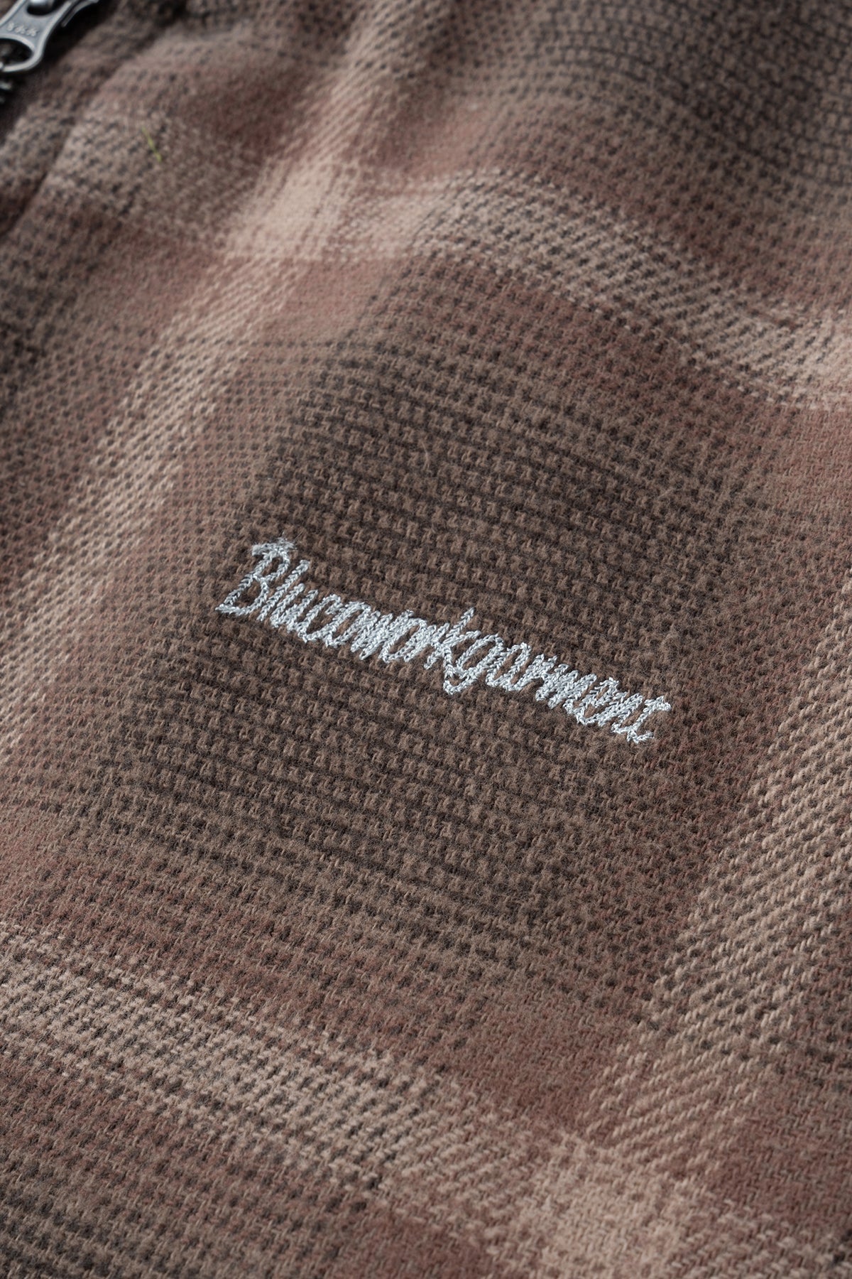 OMBRE CHECK BOMBER JACKET