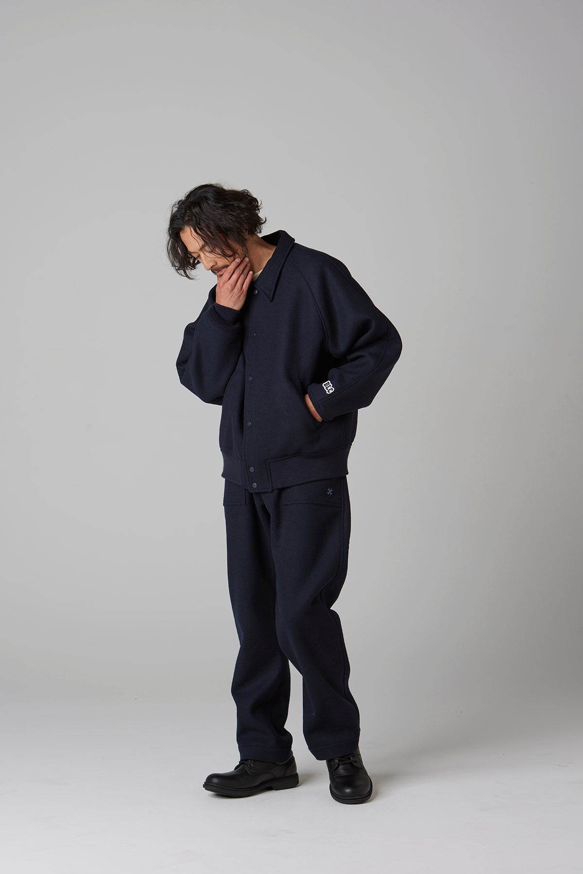 HEAVY MELTON AWARD JACKET