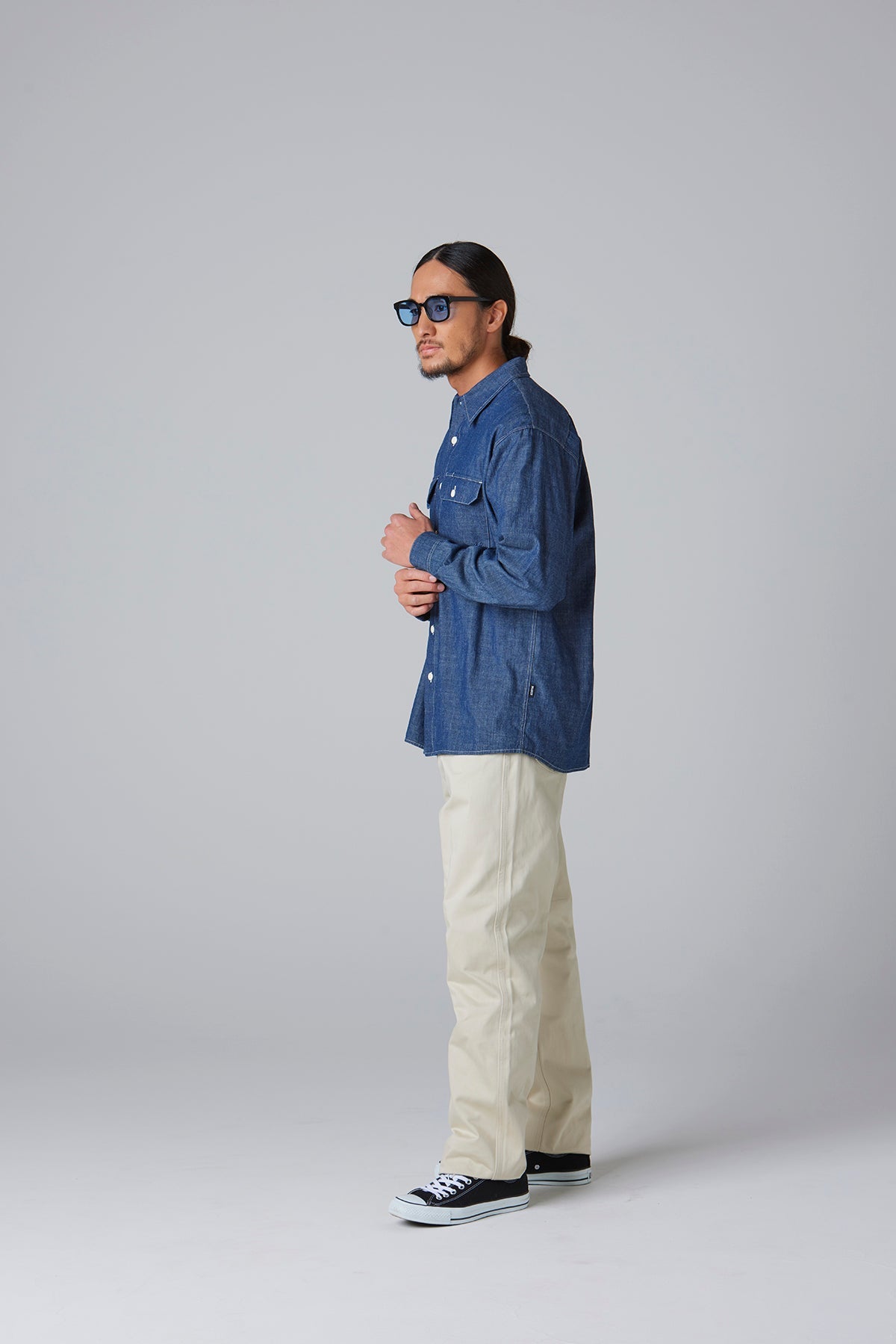 シャンブレーワークシャツ L/S