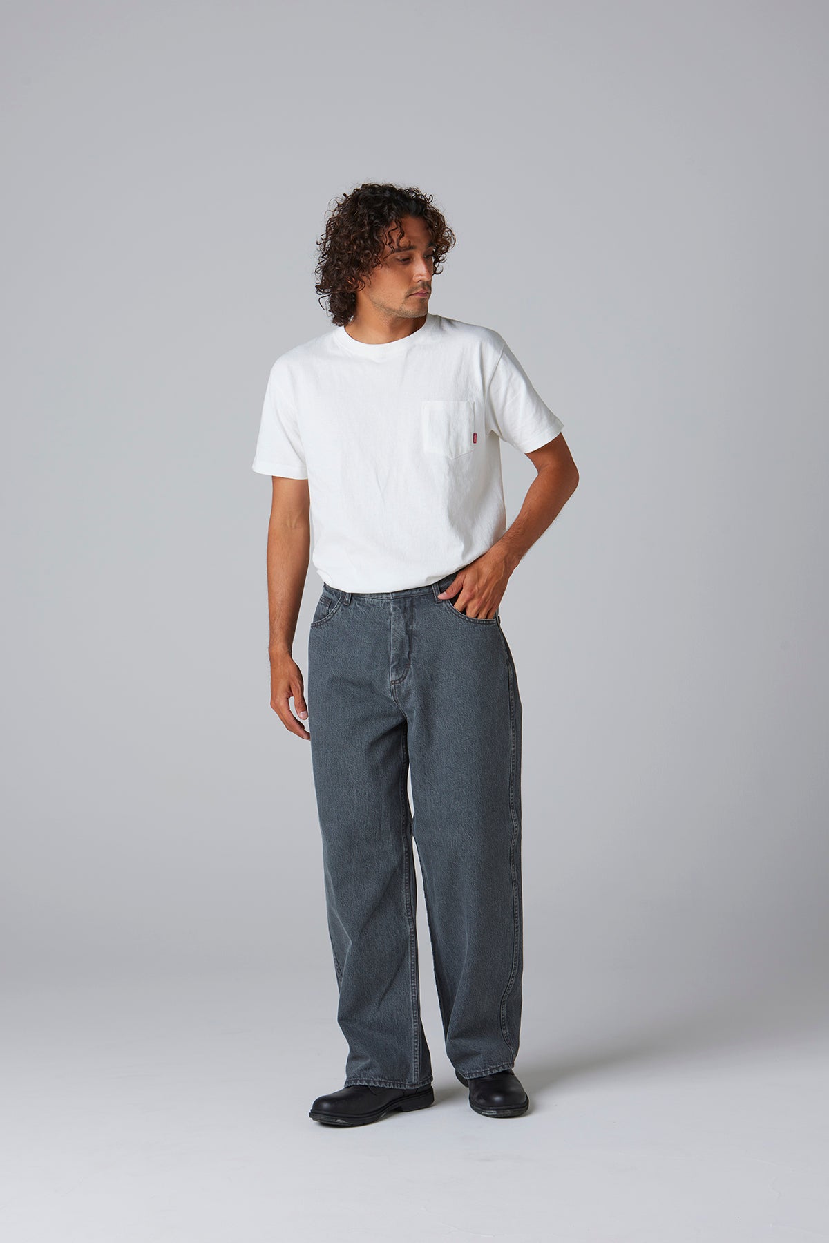 ジャパンデニム ワイドパンツ