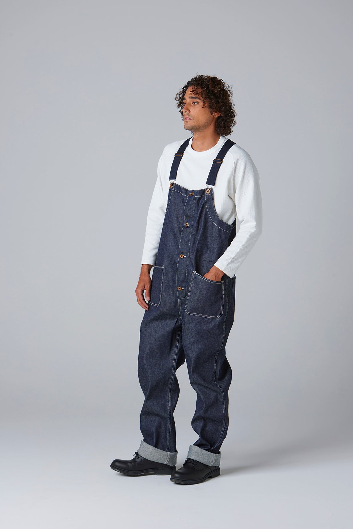 ジャパンデニム オーバーオール / リジッド