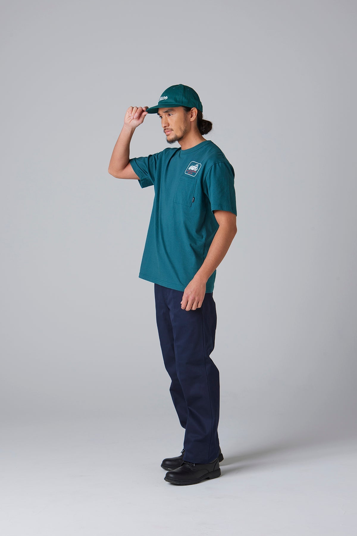 (JOYRIDE SPEED SHOP×BLUCO) ポケットTシャツ -Racing-