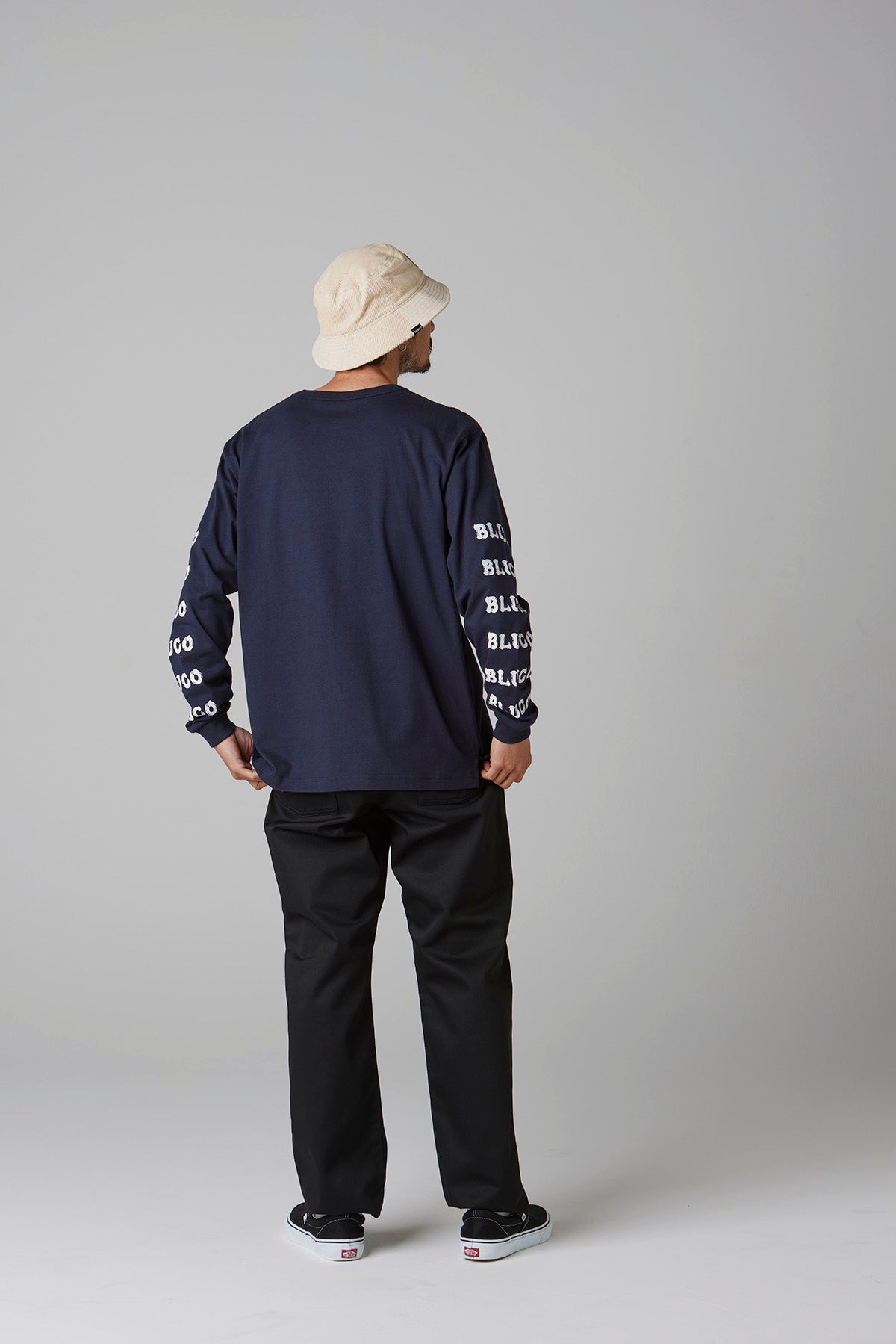 HEAVY DRY COTTON PRINT L/S TEE -Artwork by 遊鷹-