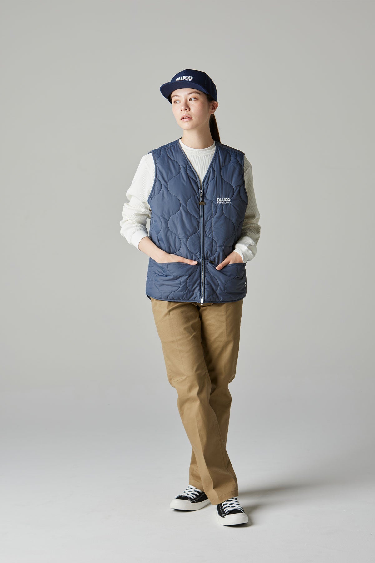 SLIM WORK PANTS -Stretch-