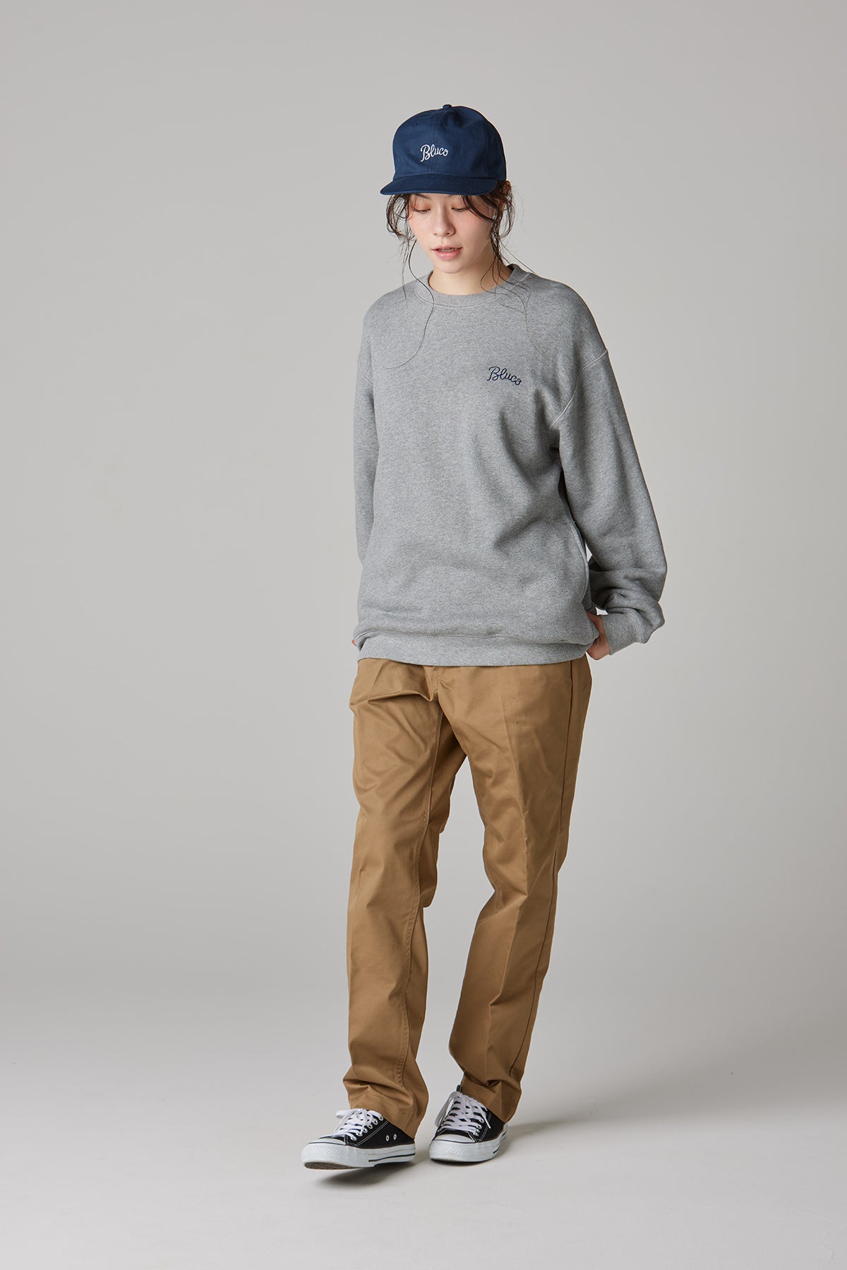 HEAVY PILE  SWEATSHIRTS -EMB-