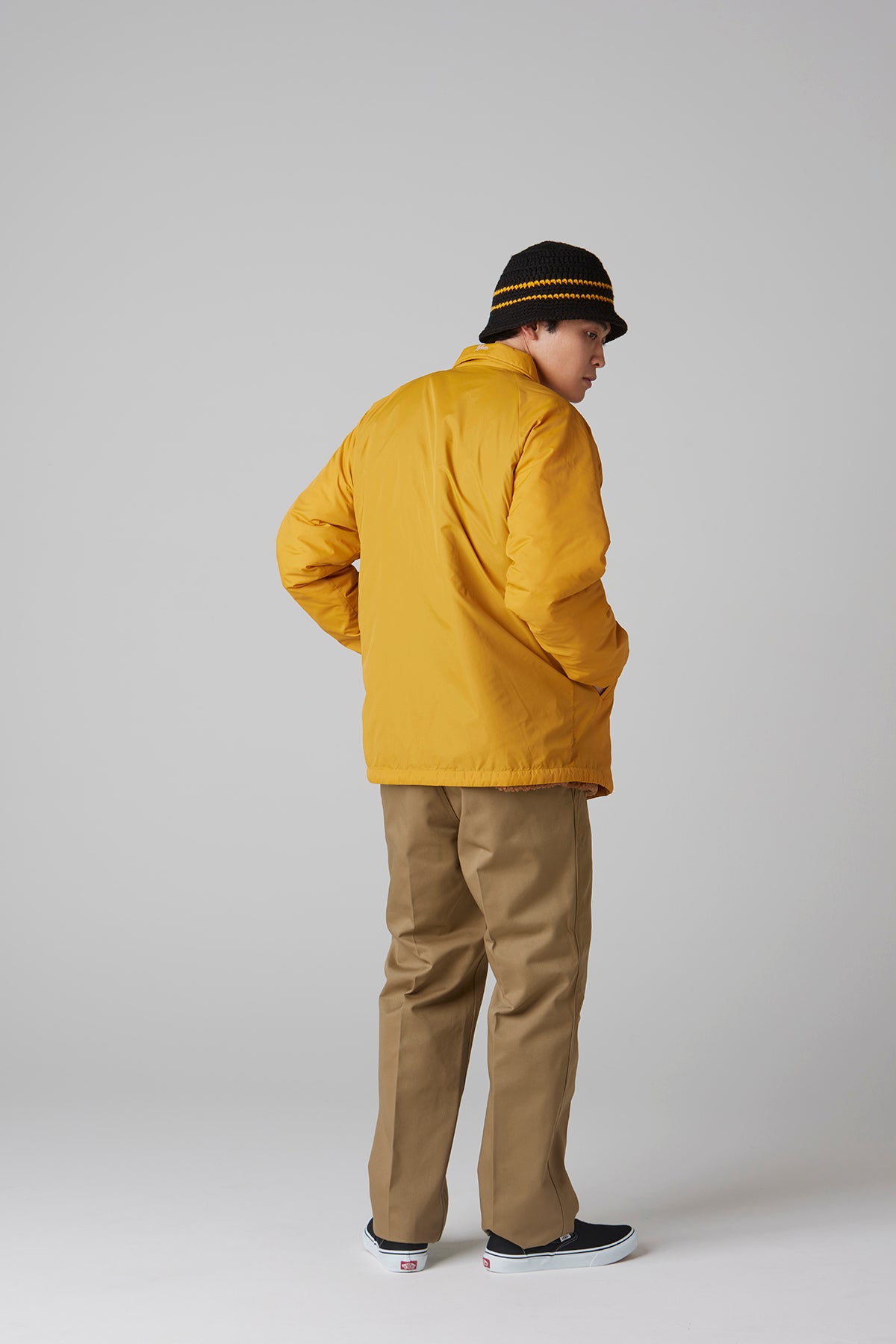 NYLON COACH JACKET -BOA LINING-